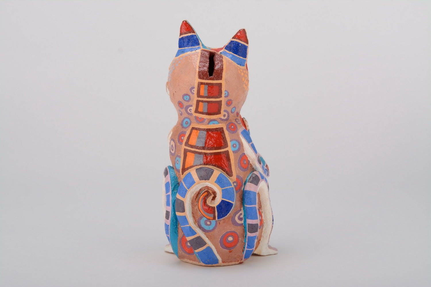 Moneybox Cat with a fish photo 3