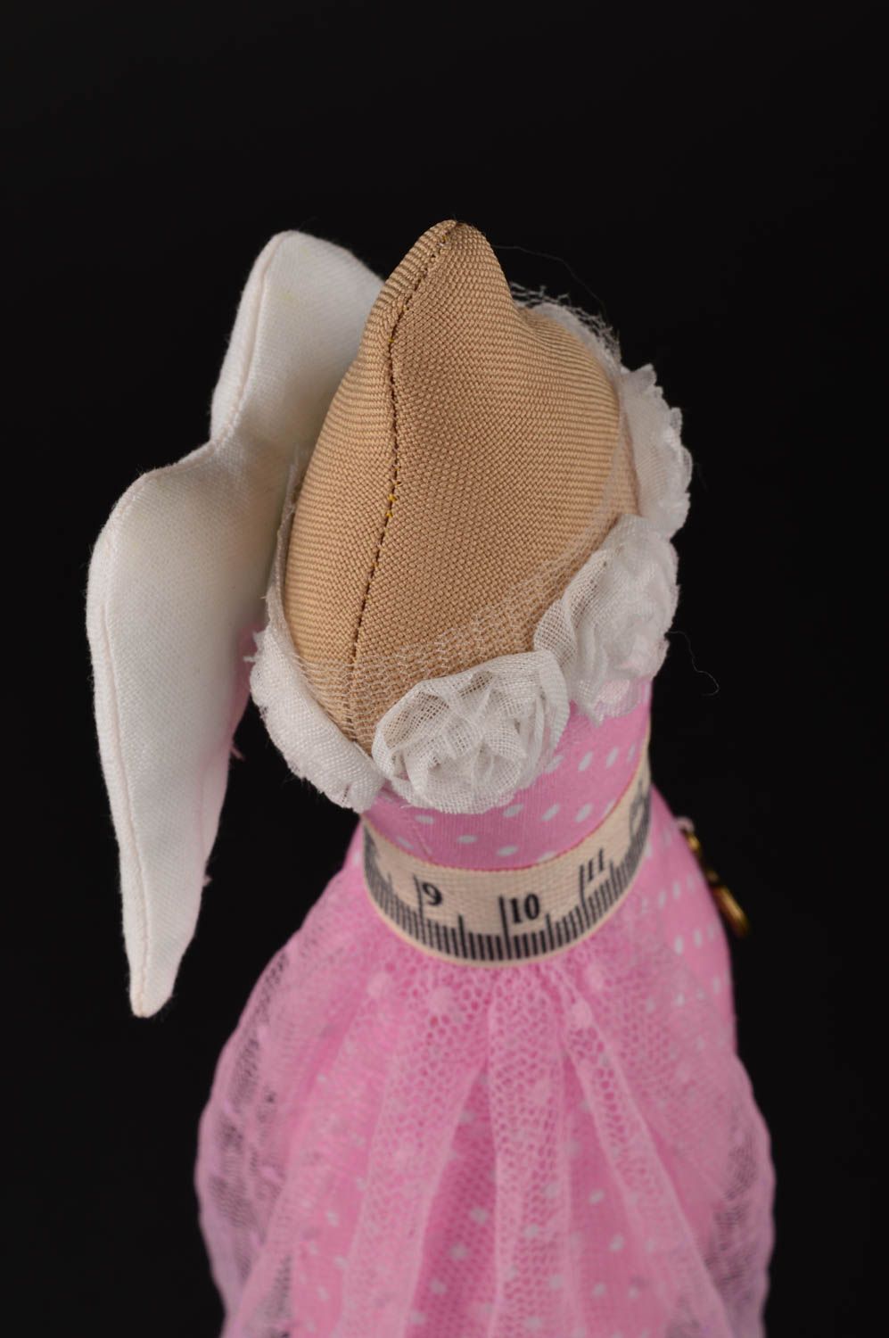 Кукла ручной работы кукла из ткани авторская кукла на подставке дизайнерская фото 5