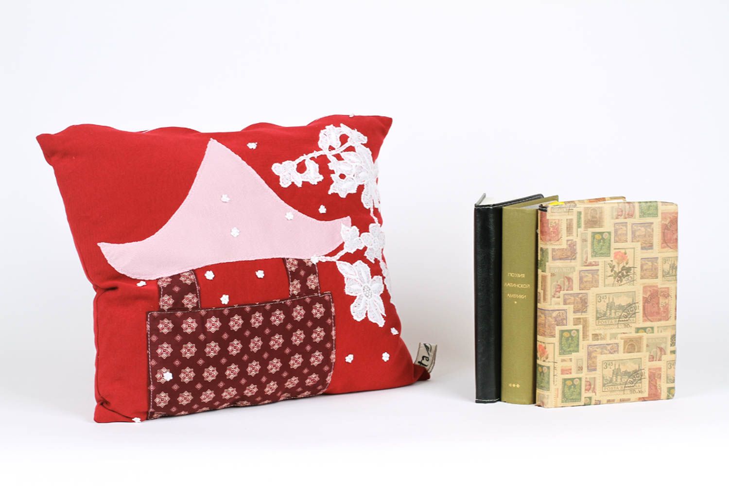 Beautiful handmade cushion decorative pillow design interior decorating photo 1