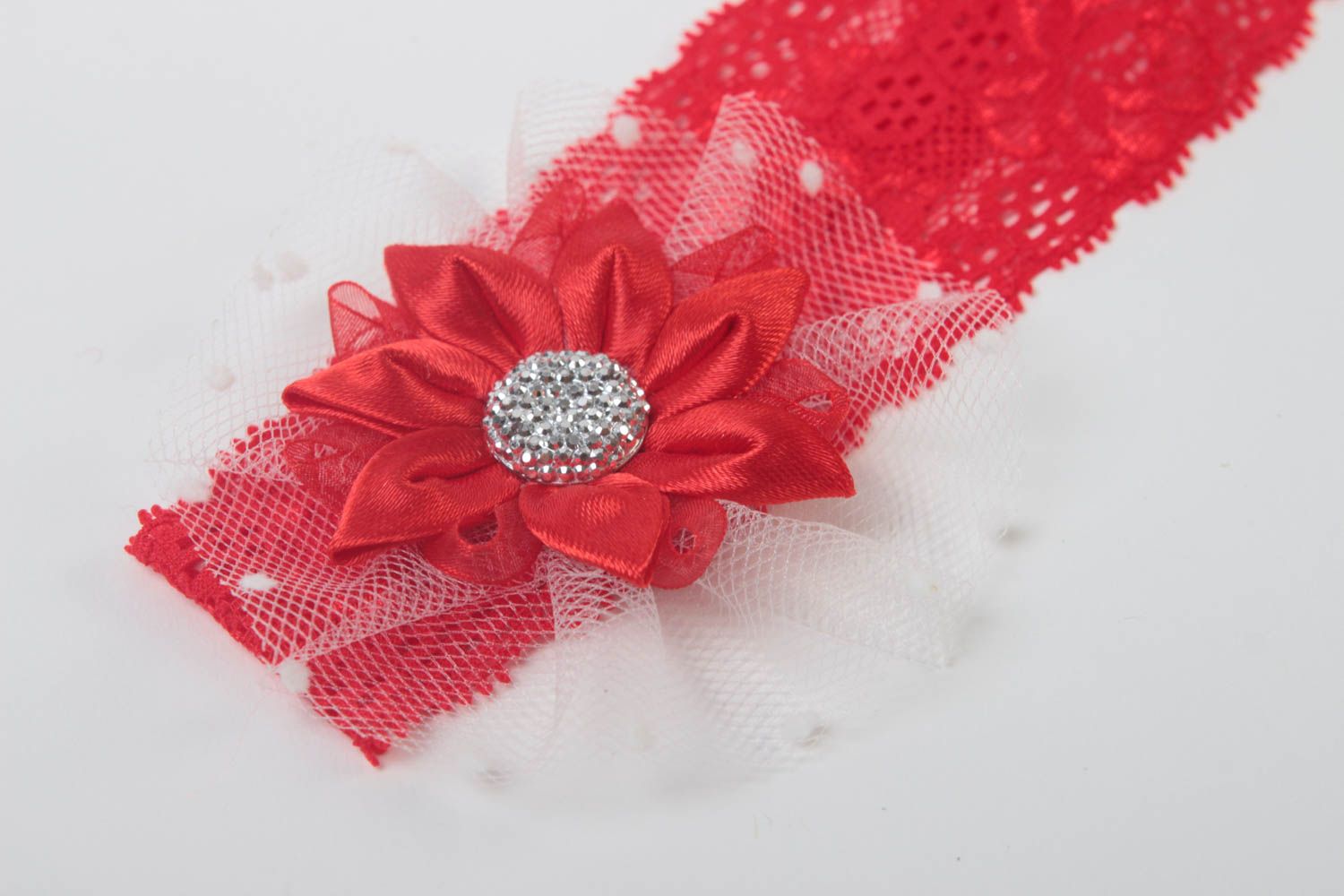Handmade flower headband flower hair accessories hair ornaments gifts for babies photo 3