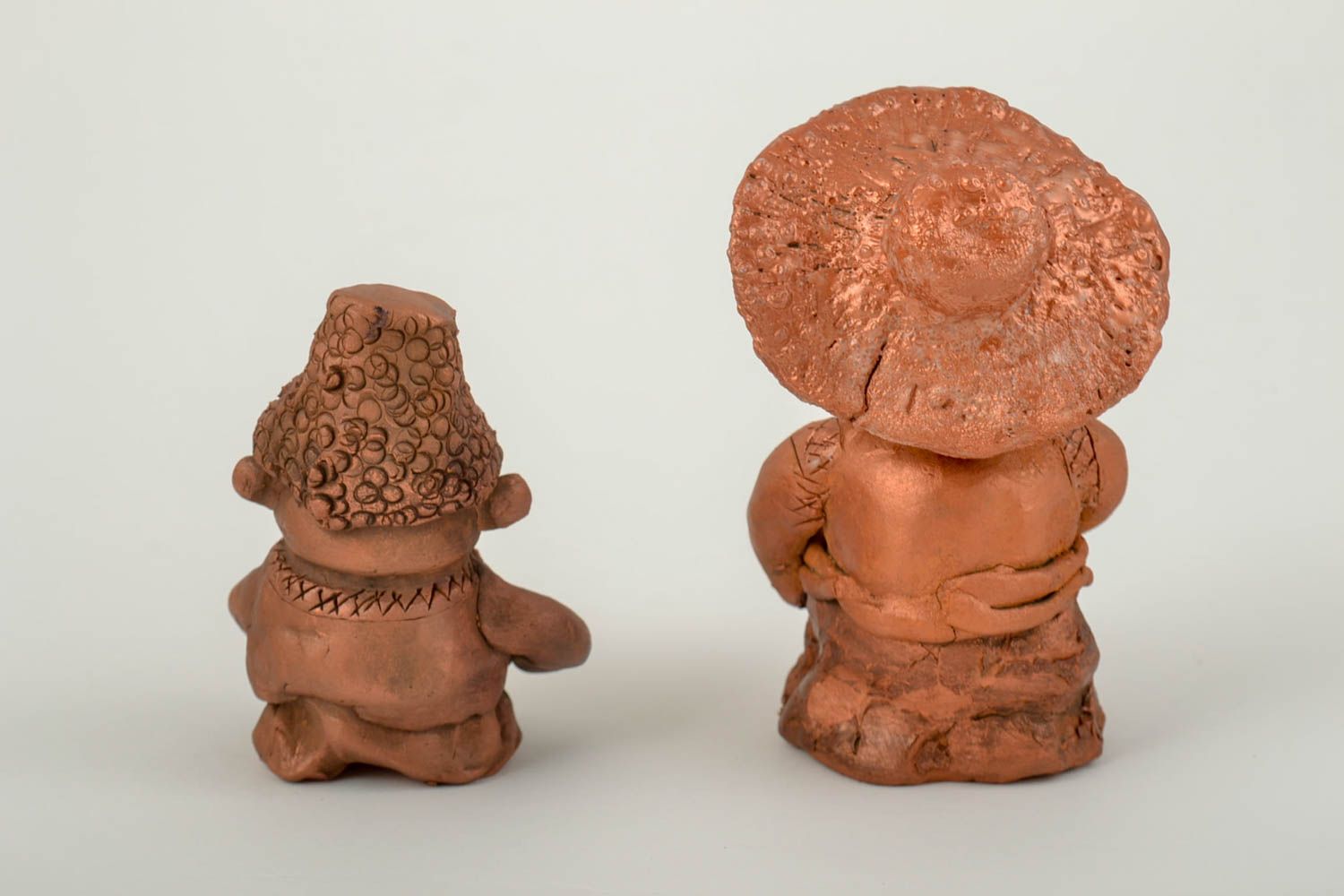 Figurines miniature fait main Statuette céramique Déco maison insolite photo 4
