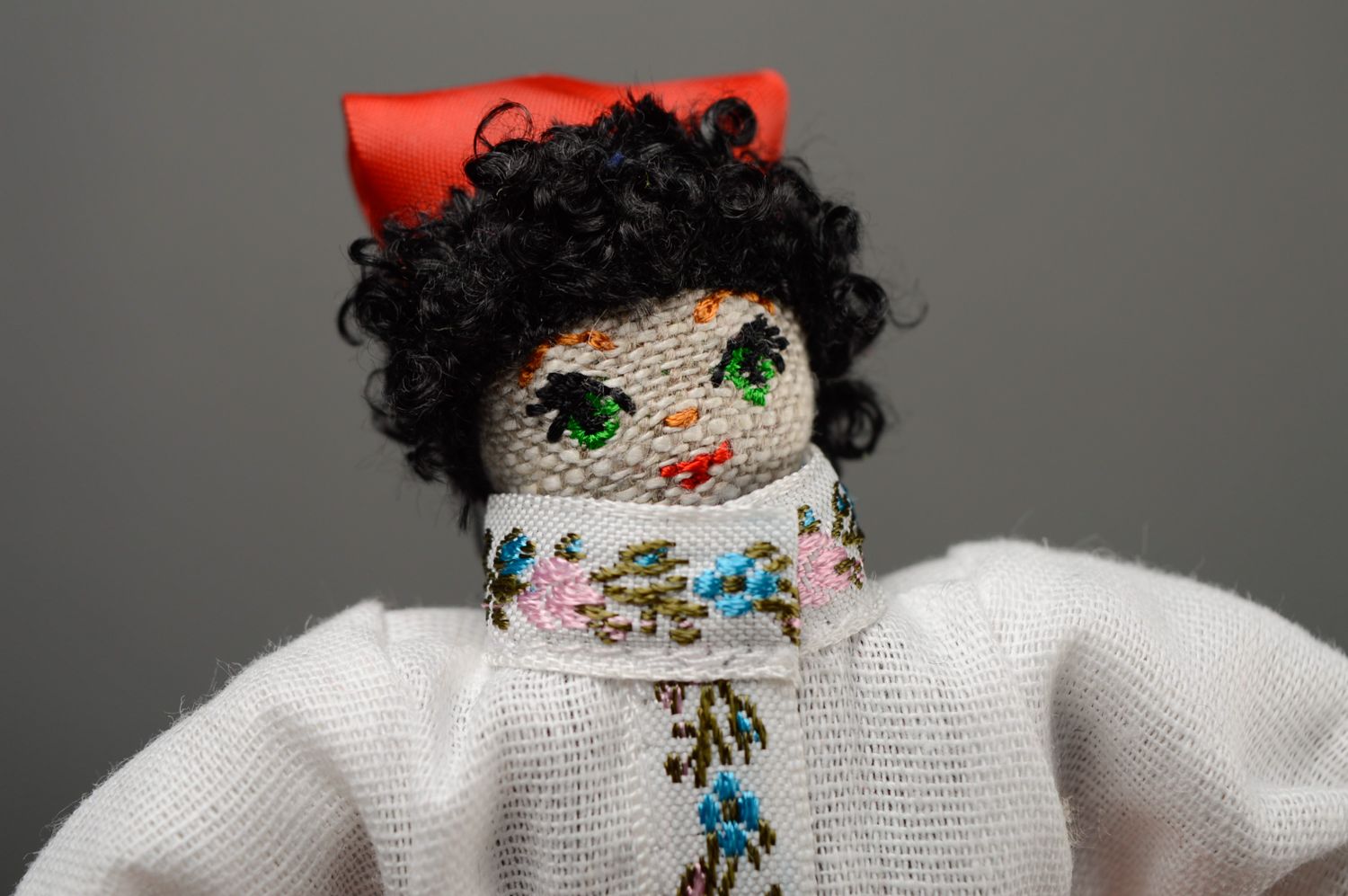 Handmade fabric designer doll Cossack photo 2