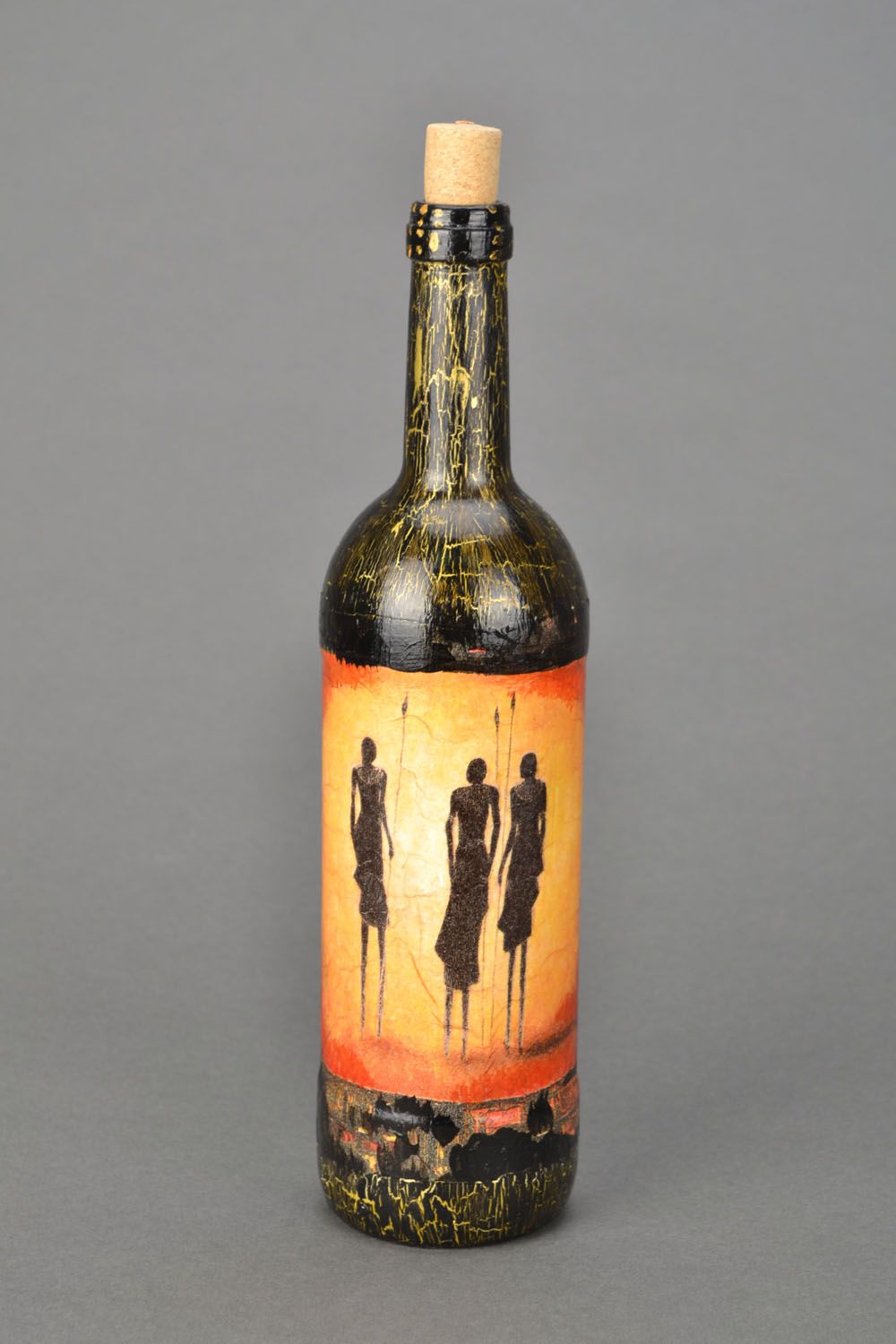 Decorative bottle for alcohol photo 1