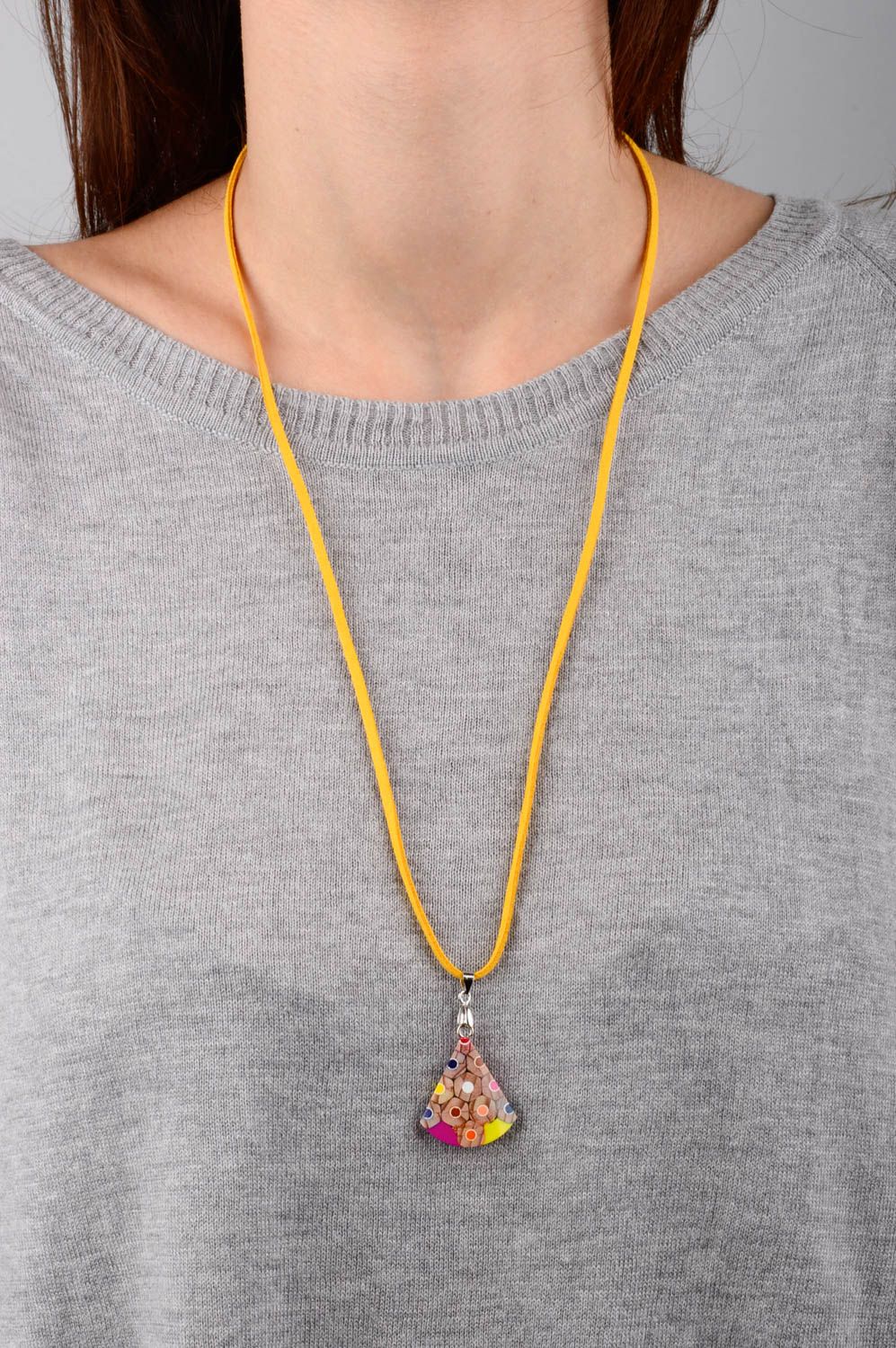 Handmade pendant necklace unique jewelry fashion accessories for women photo 2