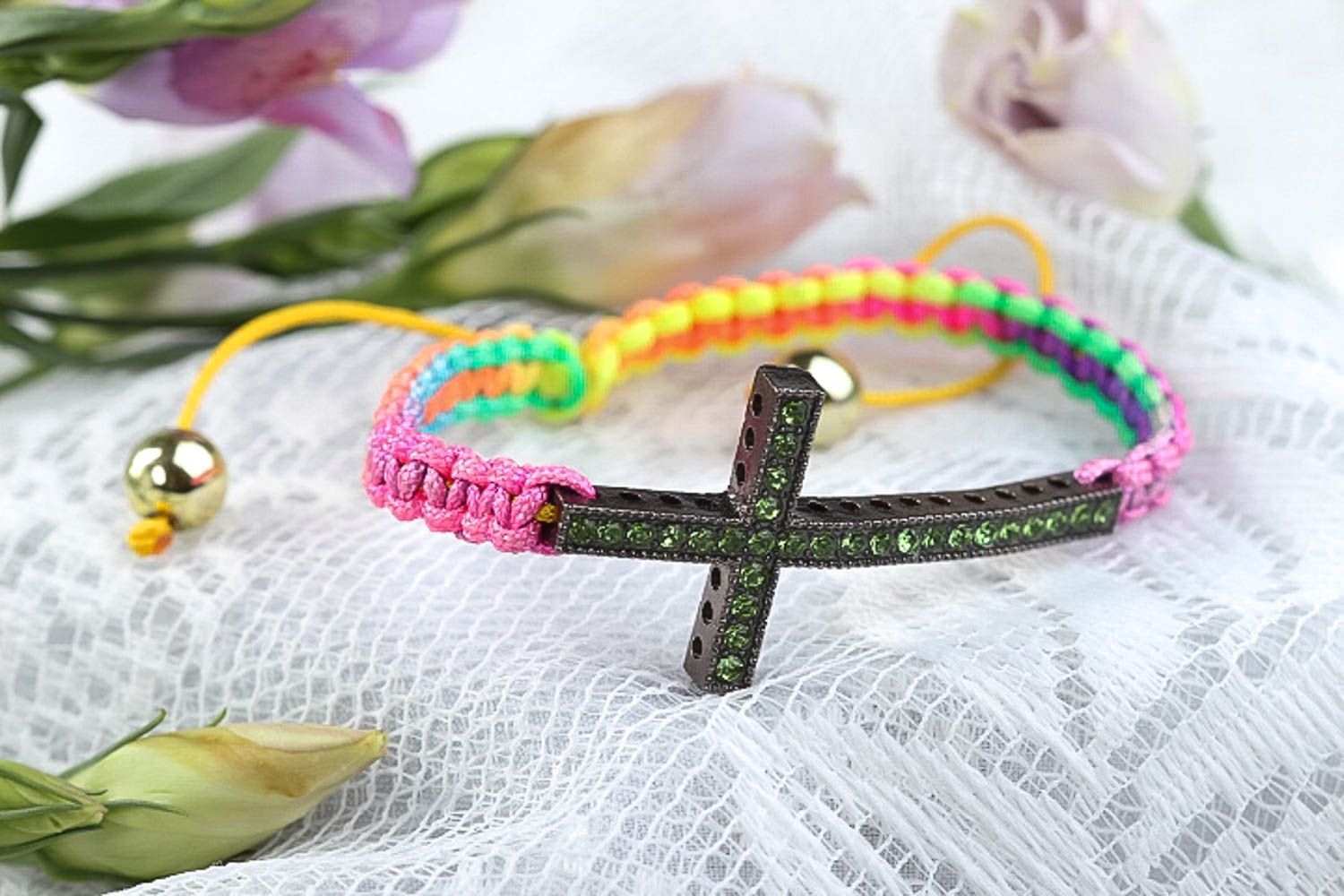 Schmuck für Frauen handgemacht Damen Armband Geschenk für Frauen mit Kreuz foto 1