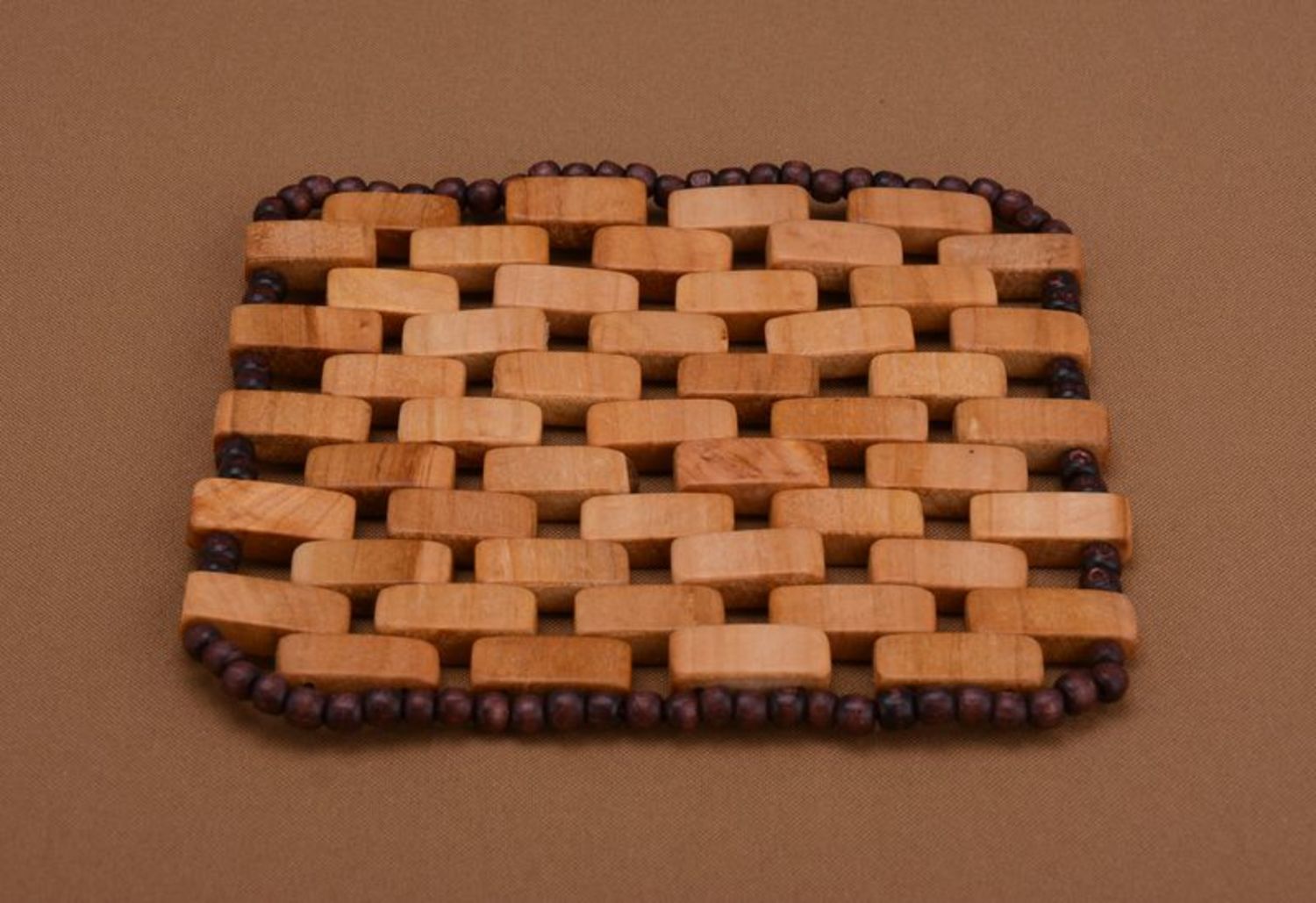 Wooden coaster for hot dishes photo 5