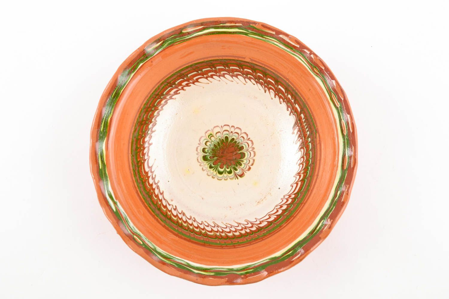 Designer bowl created using flyandrovka technique photo 3
