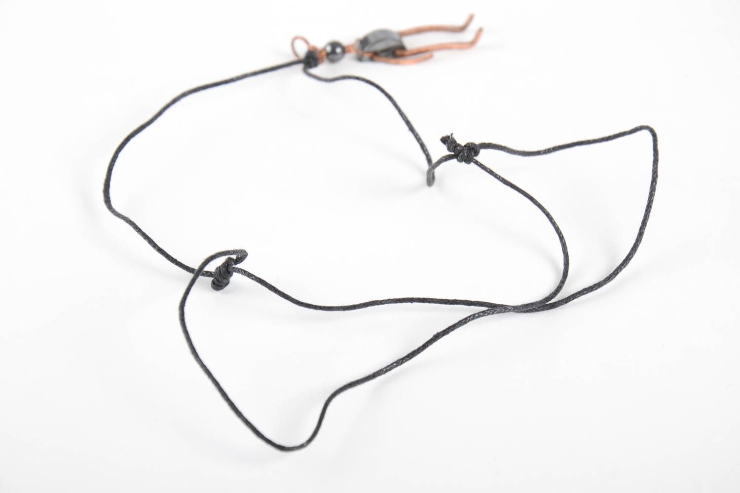 Handmade pendant wire wrap pendant unusual accessory designer jewelry photo 5