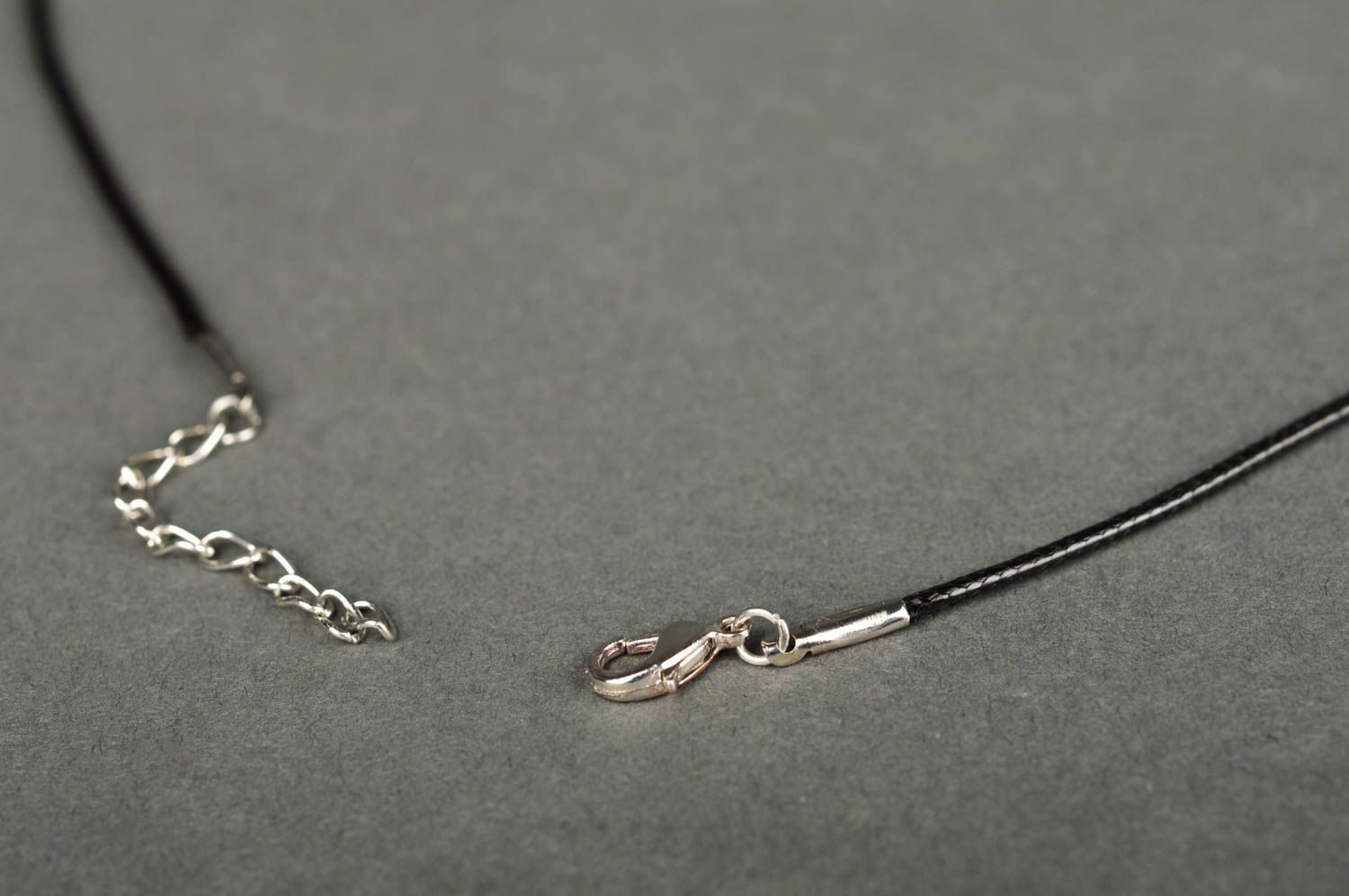 Handmade pendant metal pendant with cameo pendant made of metal metal bijouterie photo 5
