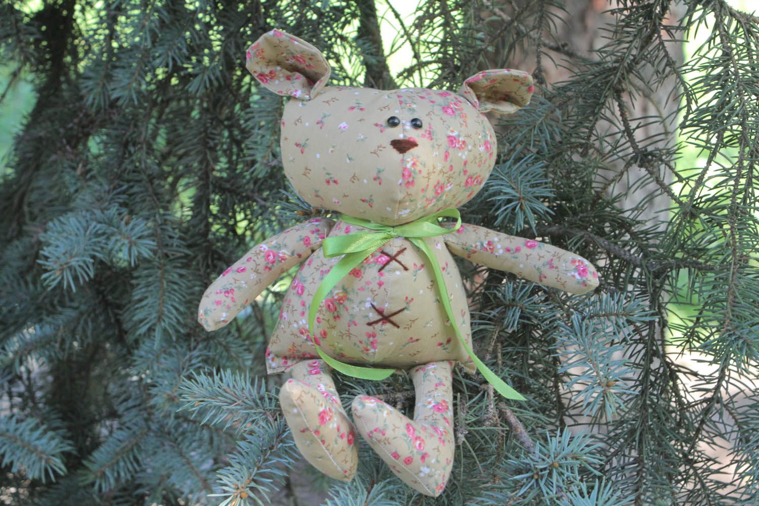 Мягкая игрушка текстильная Медведь фото 5