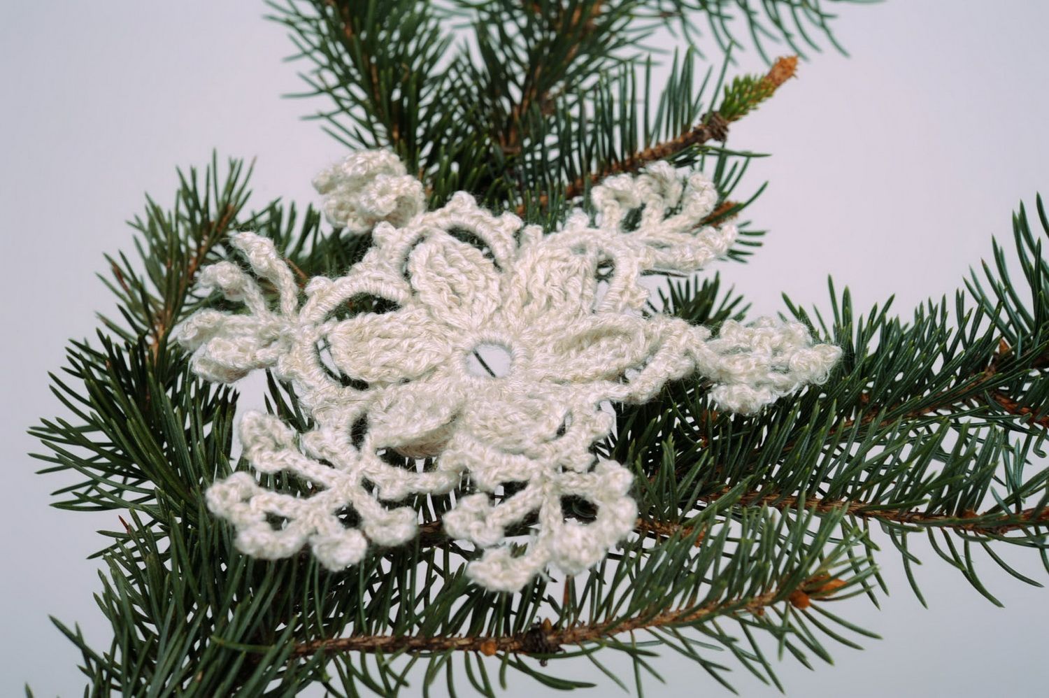 Lace Christmas tree decoration Snowflake photo 2