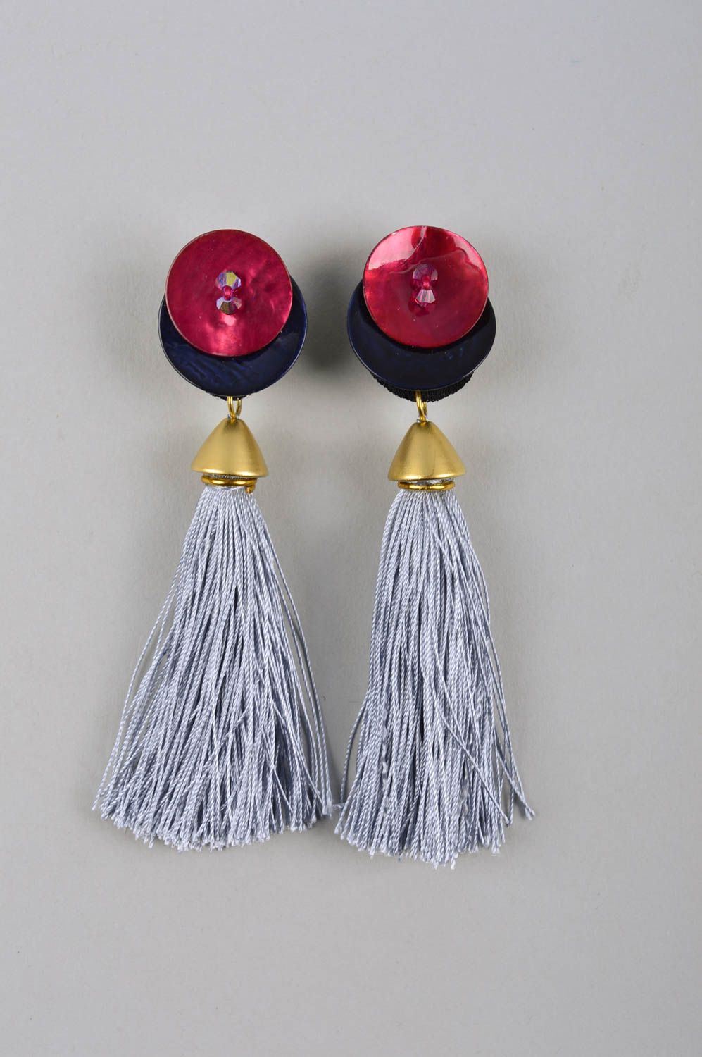 Handmade earrings unusual earrings designer accessory gift ideas fashion jewelry photo 3