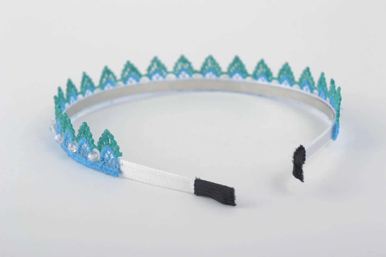 Beautiful handmade hair band diadem design fashion kids gifts for her photo 4