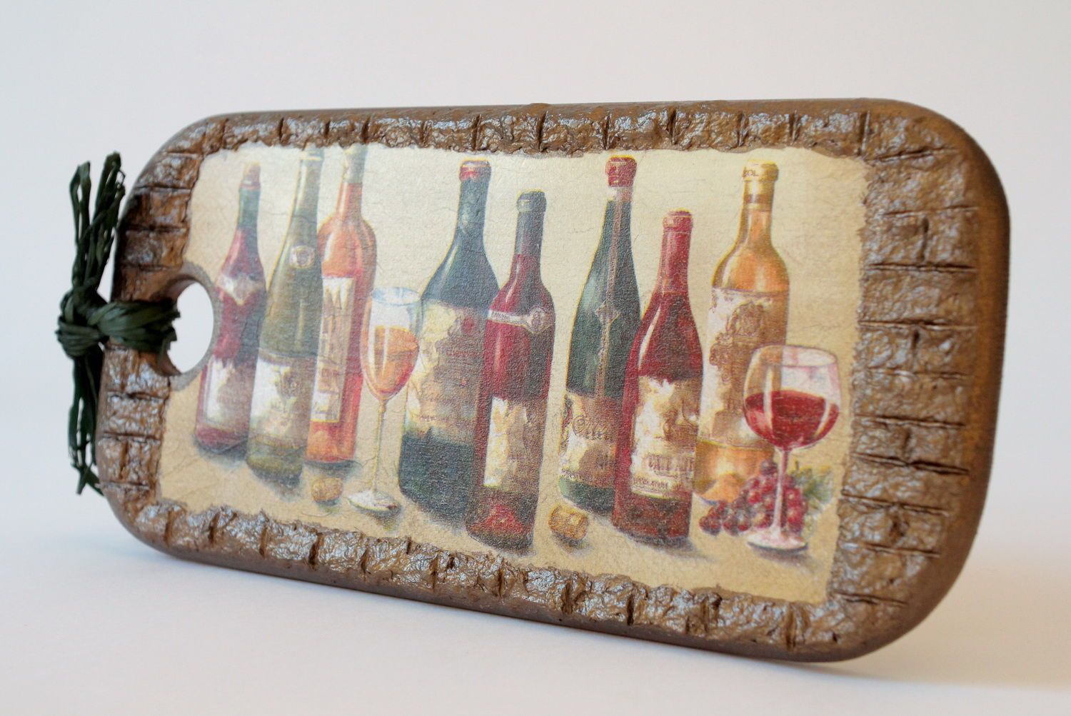 Decorative cutting board In vino veritas photo 3