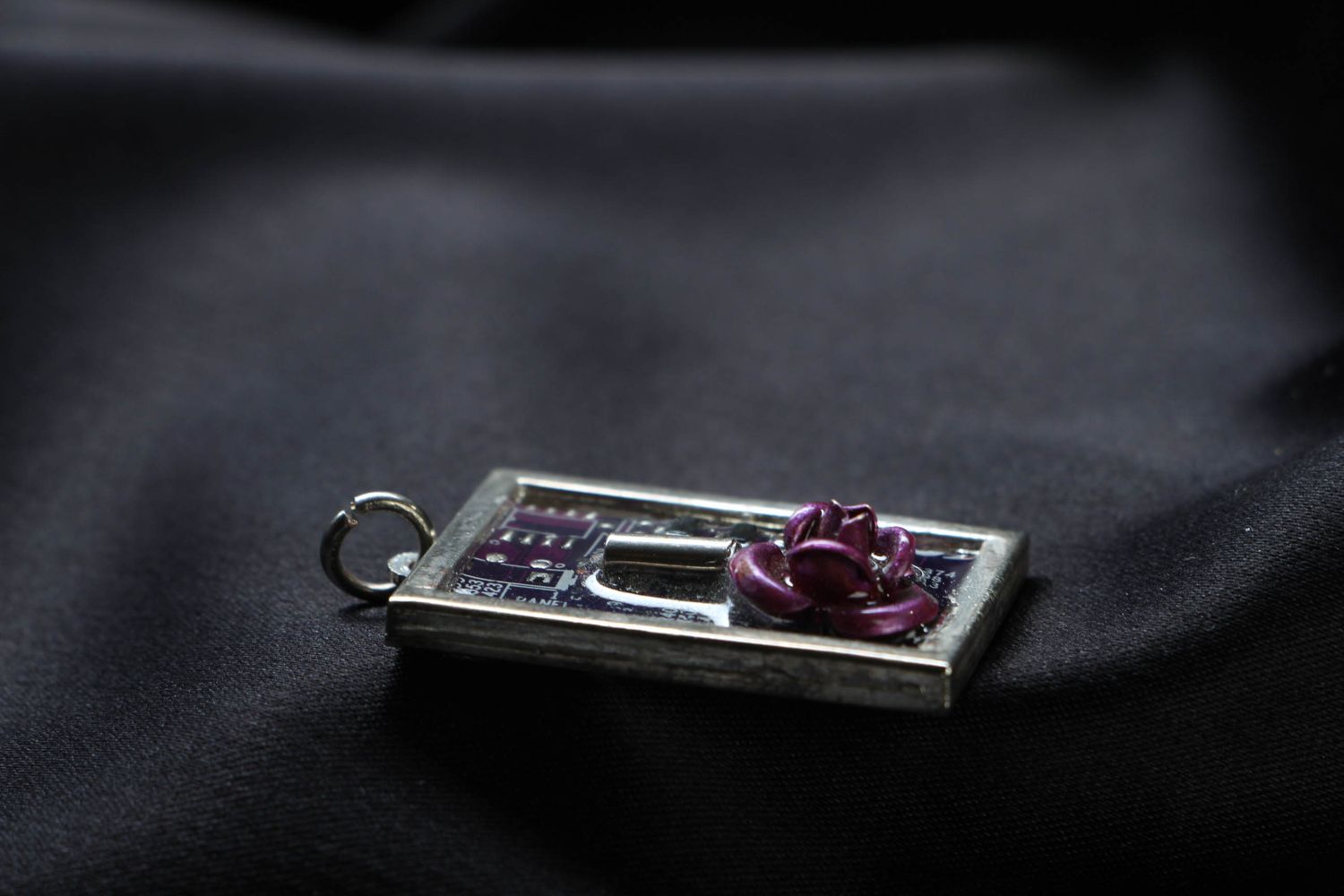 Cyberpunk pendant with micro scheme photo 3