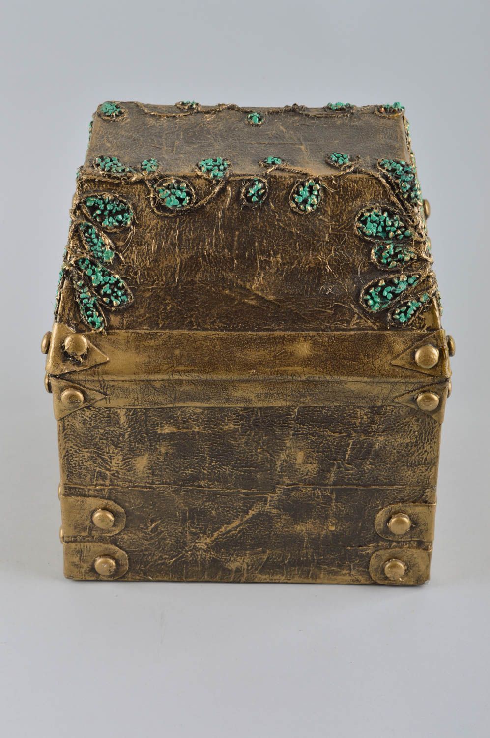 Joyero original hecho a mano caja decorativa para joyas regalo para mujer foto 5