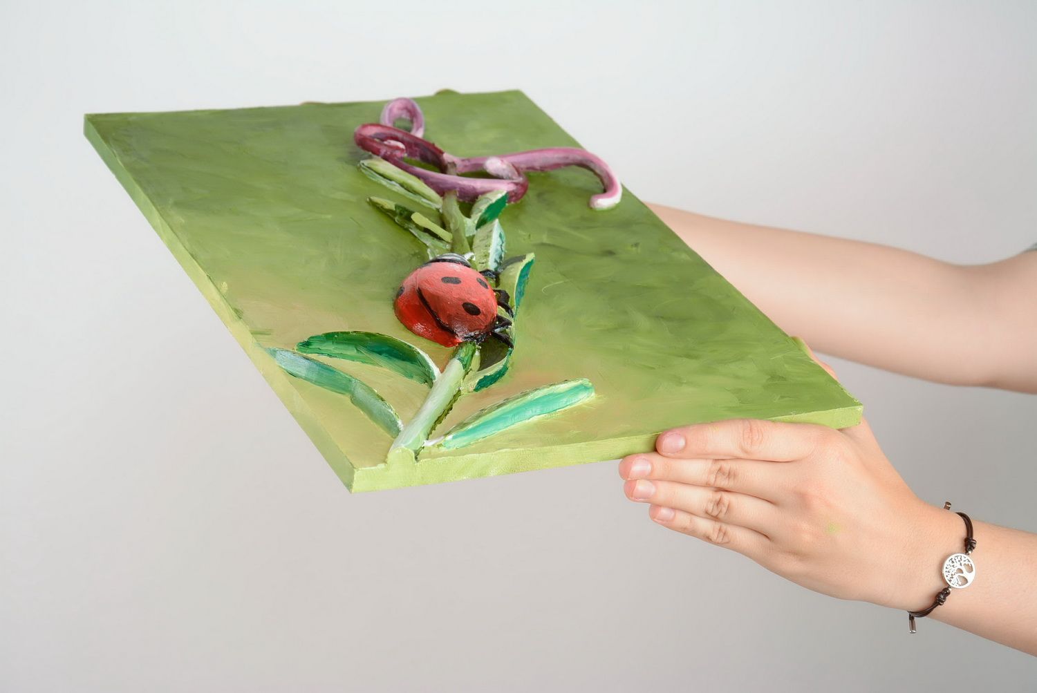 Ölgemälde Marienkäfer foto 2