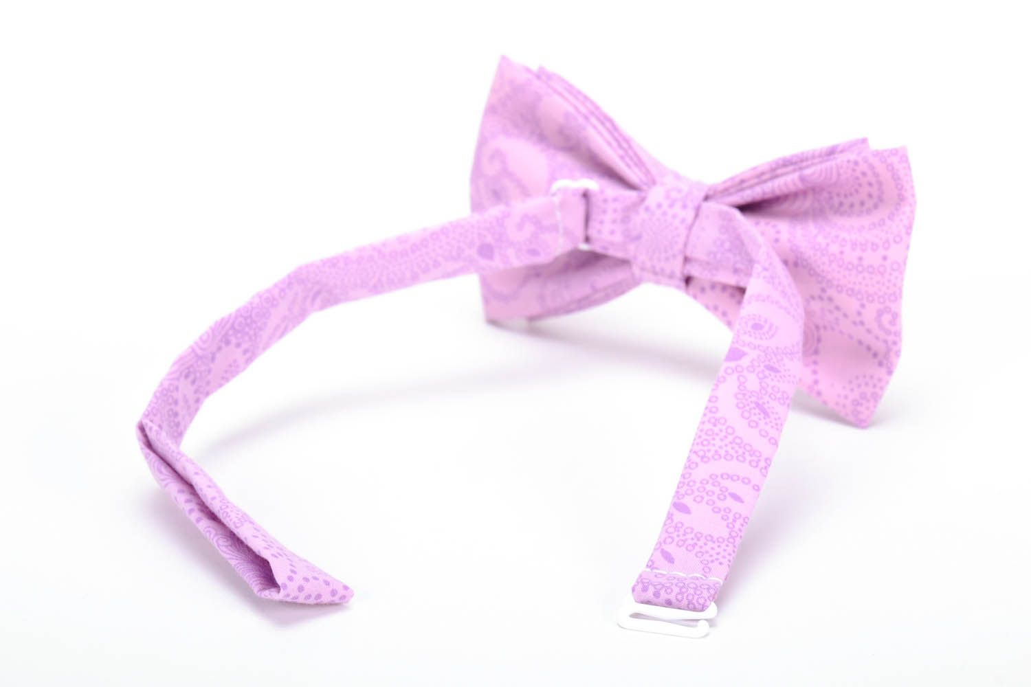 Текстильный галстук-бабочка фото 3