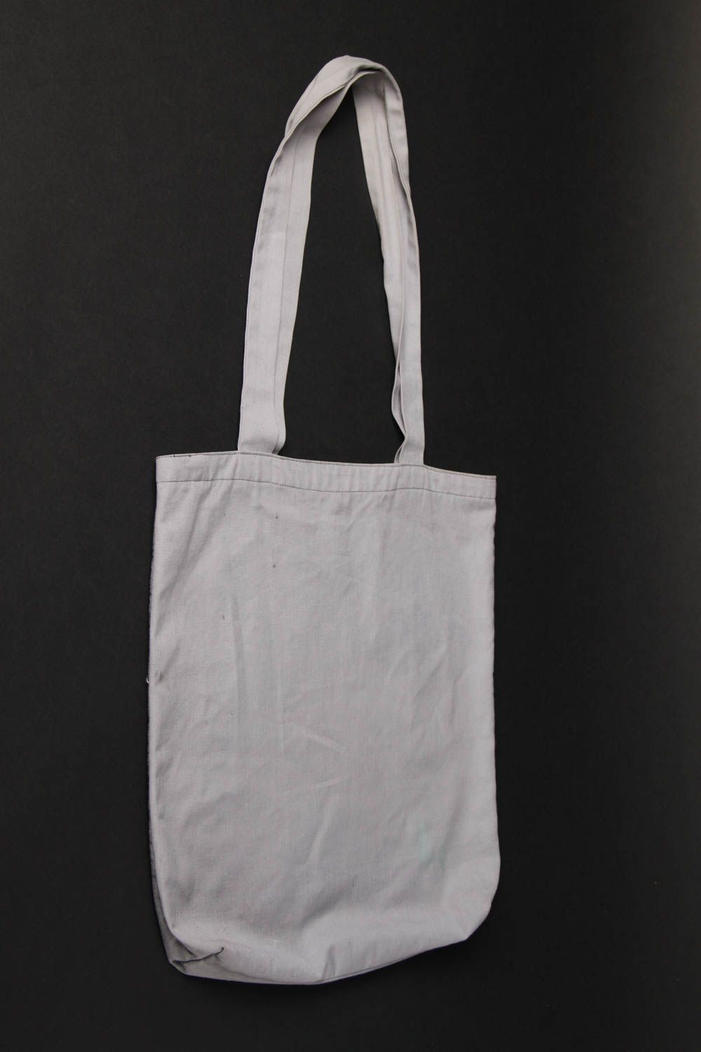Handmade cotton eco bag stylish handbag fabric purse textile shoulder bag photo 3