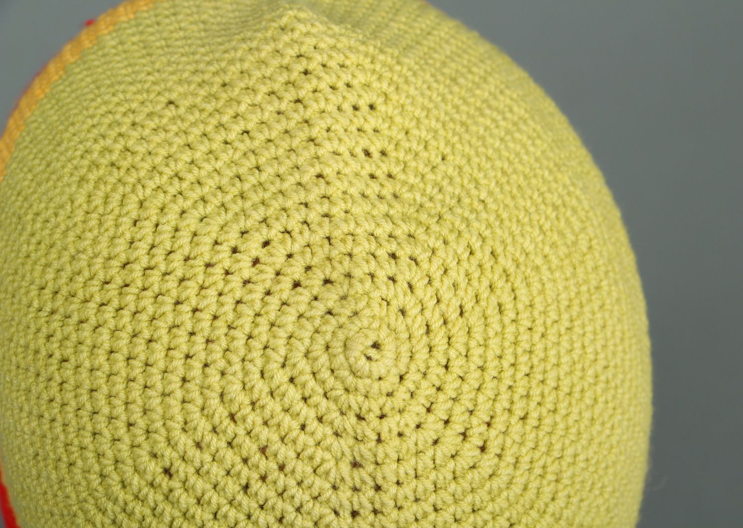 Mütze aus Baumwoll-und Acrylfäden foto 5