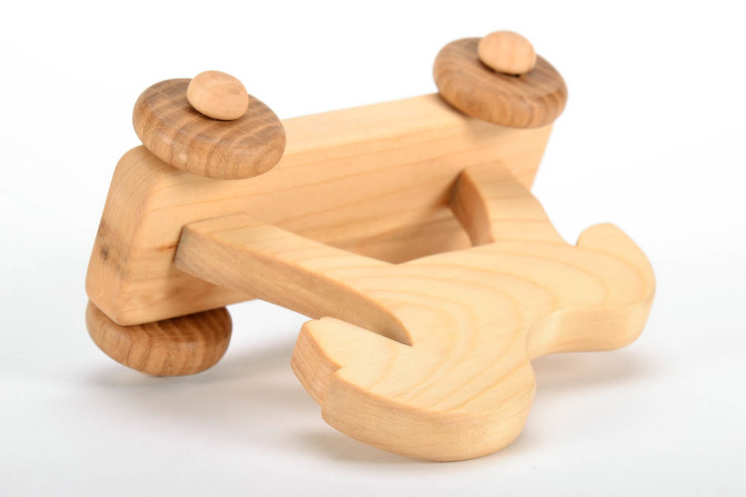 Brinquedo de rolamento de madeira Cavalho foto 5