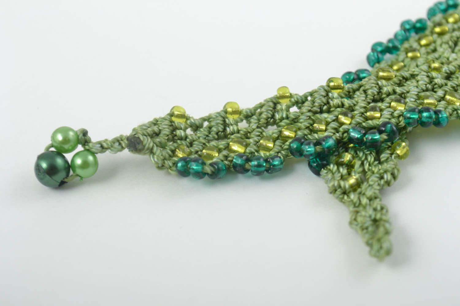 Collar artesanal de hilos sintéticos bisutería fina regalo original para mujer foto 4