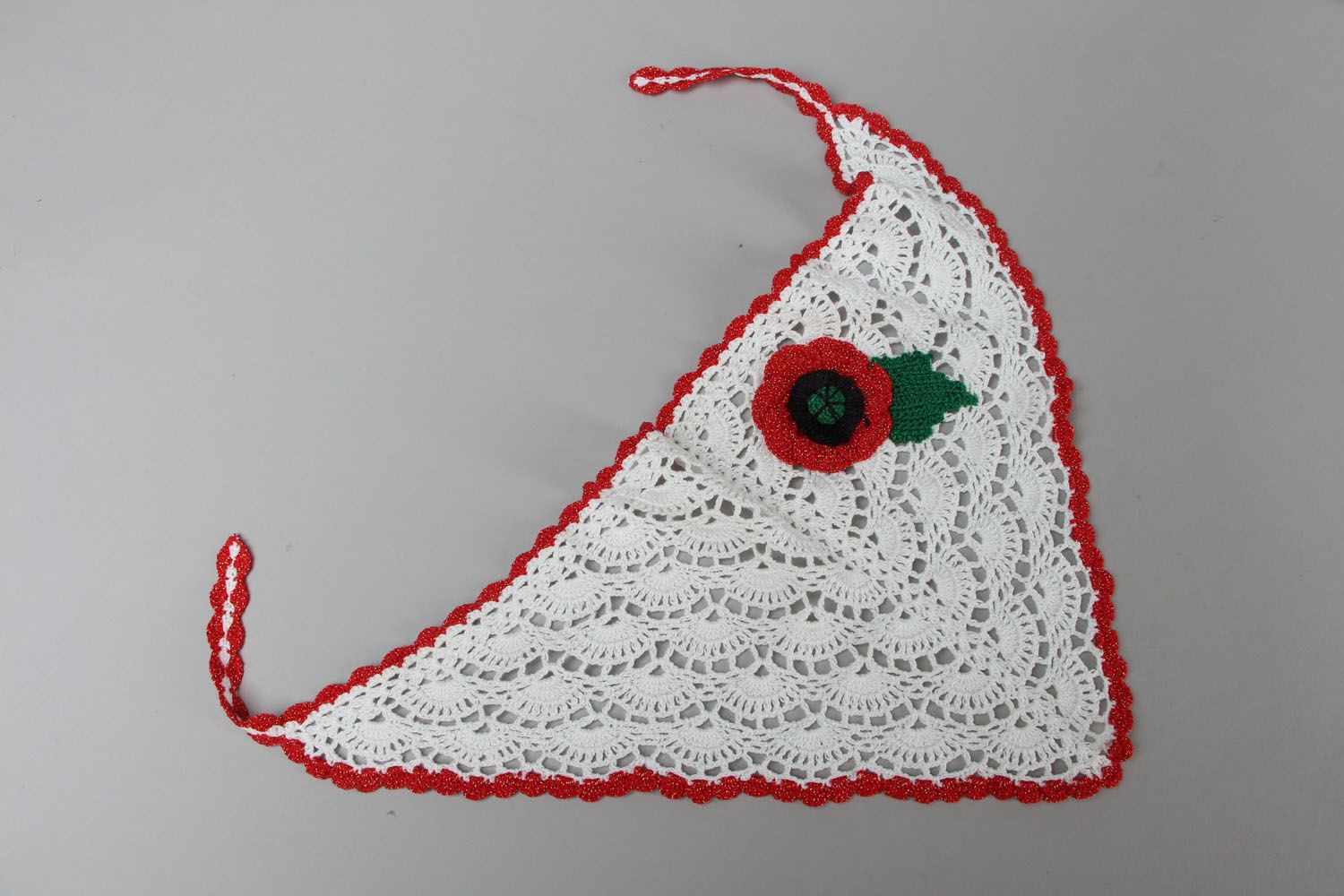 Homemade crochet kerchief photo 1
