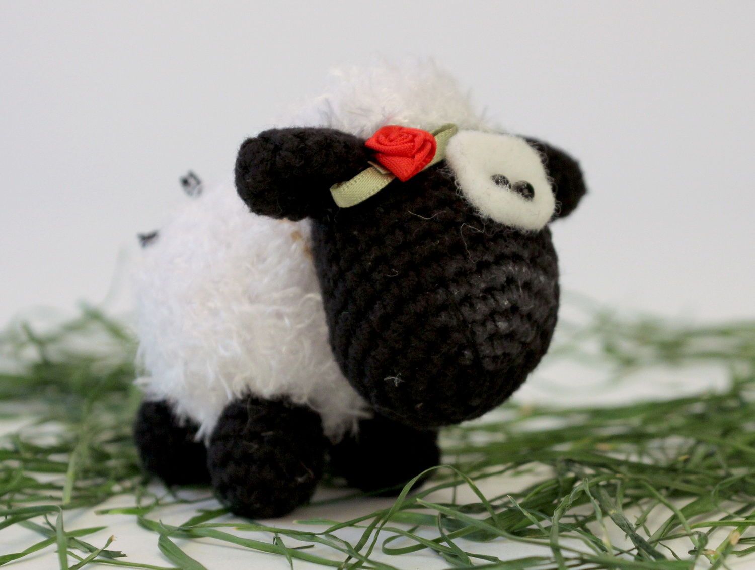 Handmade Soft Toy Small  Sheep photo 1