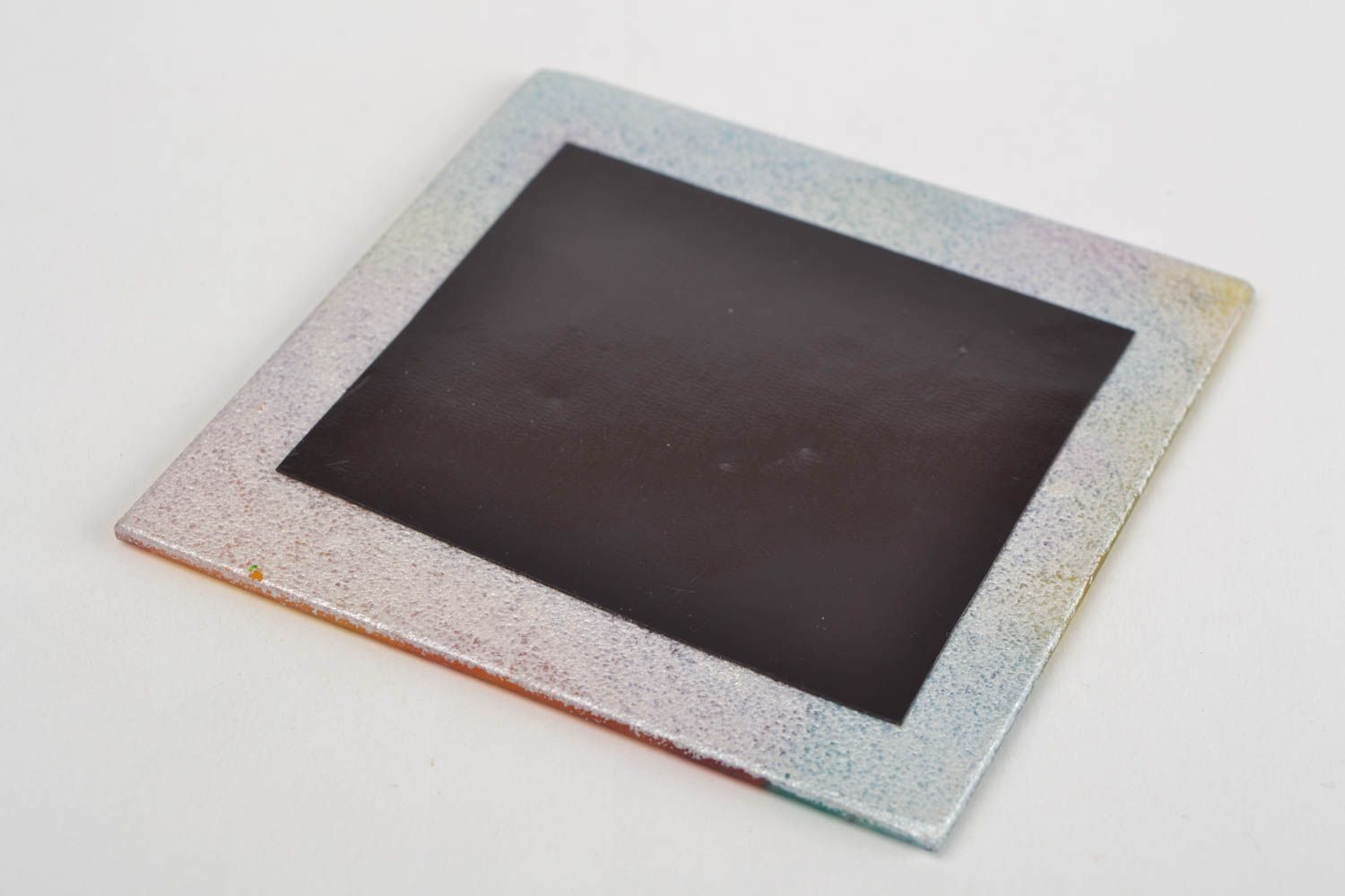 Kühlschrank Magnet aus Glas mit Vitrage Bemalung handmade Kater für Küche Dekor foto 5