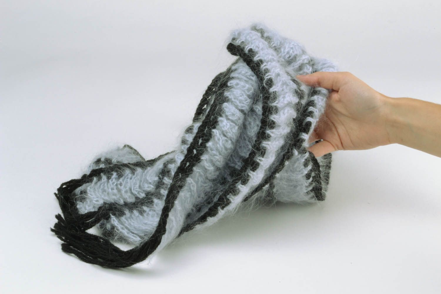 Hand crochet scarf photo 5