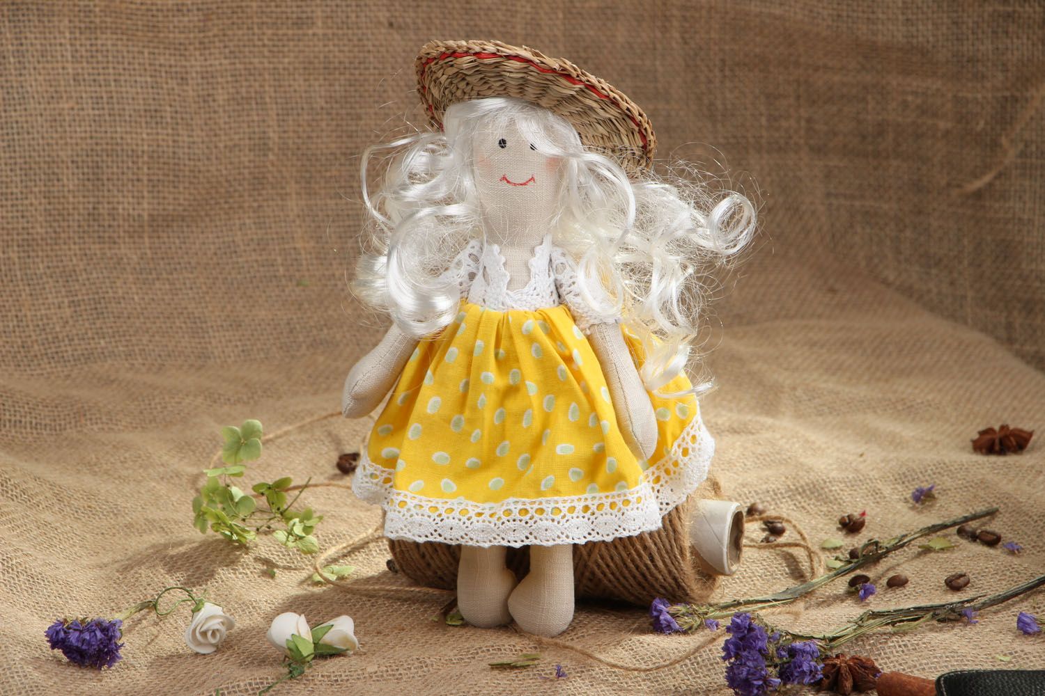 Cloth doll Sunshine photo 5