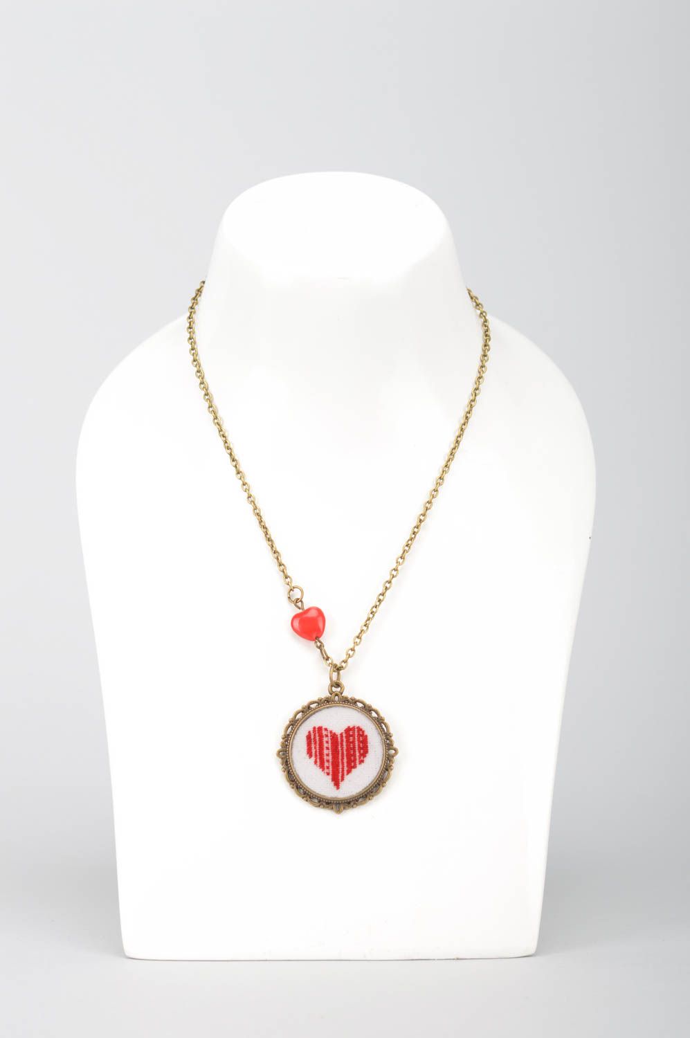 Handmade jewellery pendant necklace chain necklace fashion accessories gift idea photo 1