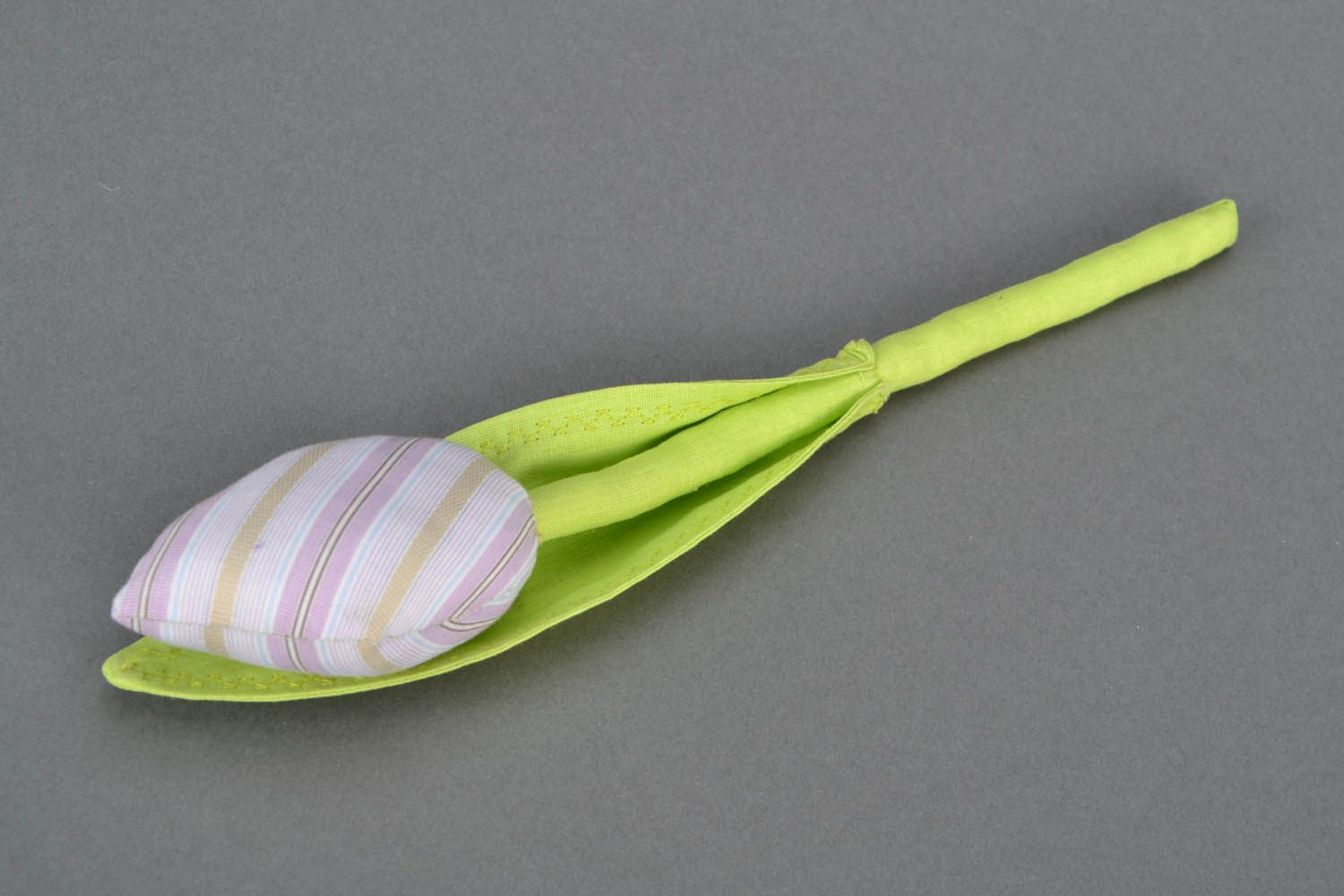 Tulipa de tecido elemento decorativo foto 3