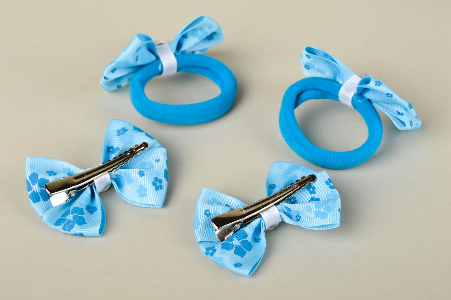 Handmade accessories ribbon barrette ribbon bow hair clips beautiful hair clips  photo 4