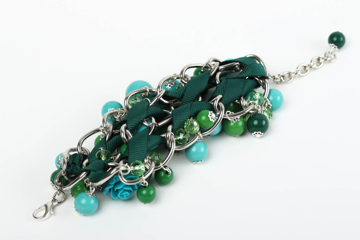 Beaded bracelet handmade stylish jewelry bright accessories fashion jewelry photo 4