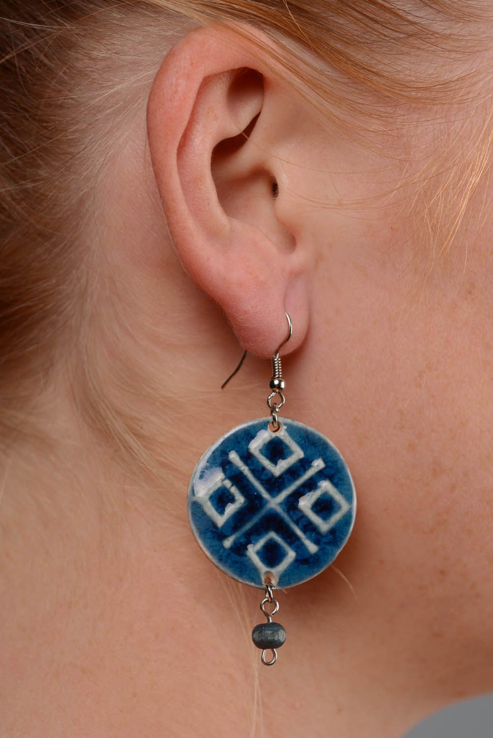 Beautiful charm earrings Makosh photo 5