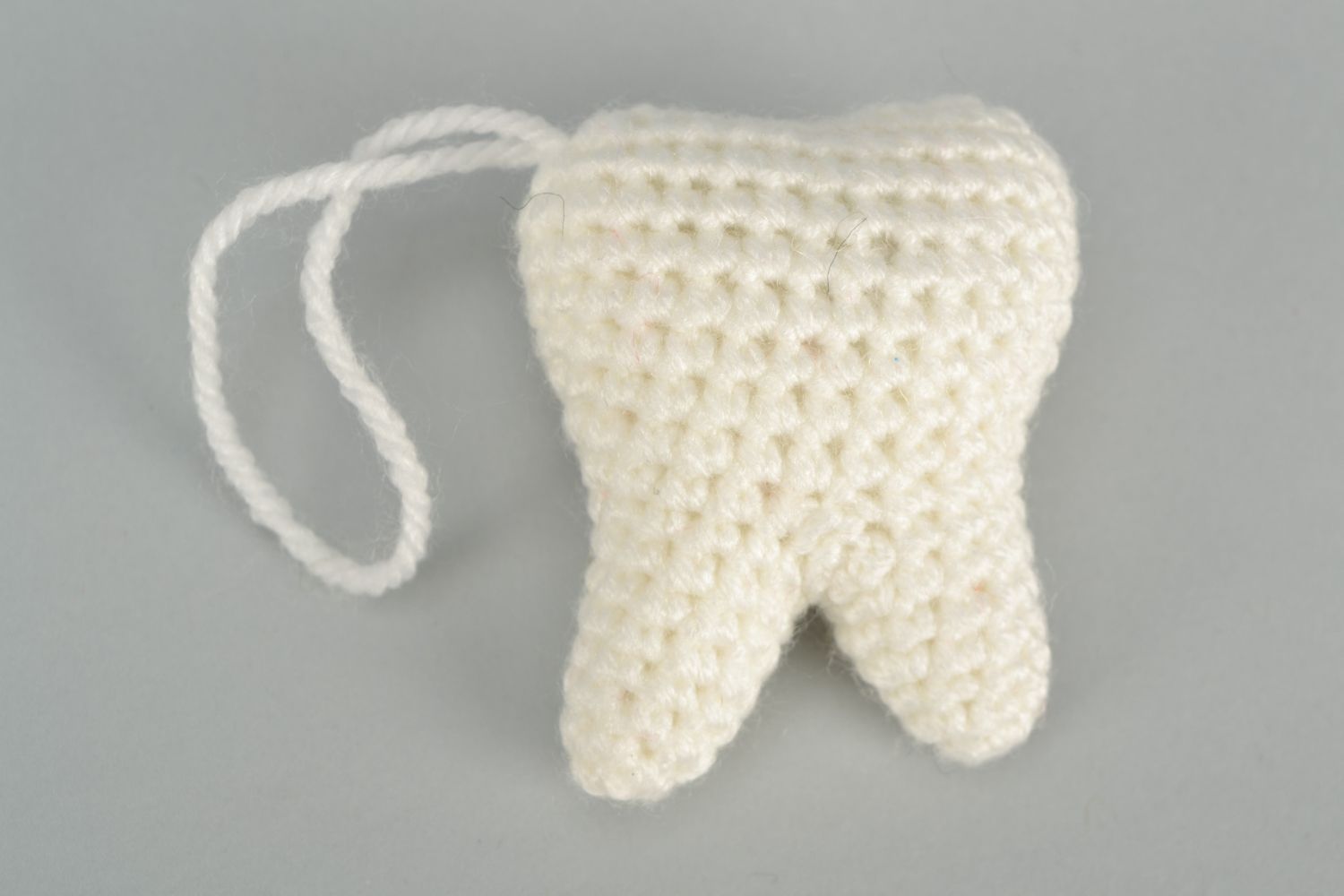 Handmade soft toy Tooth photo 3
