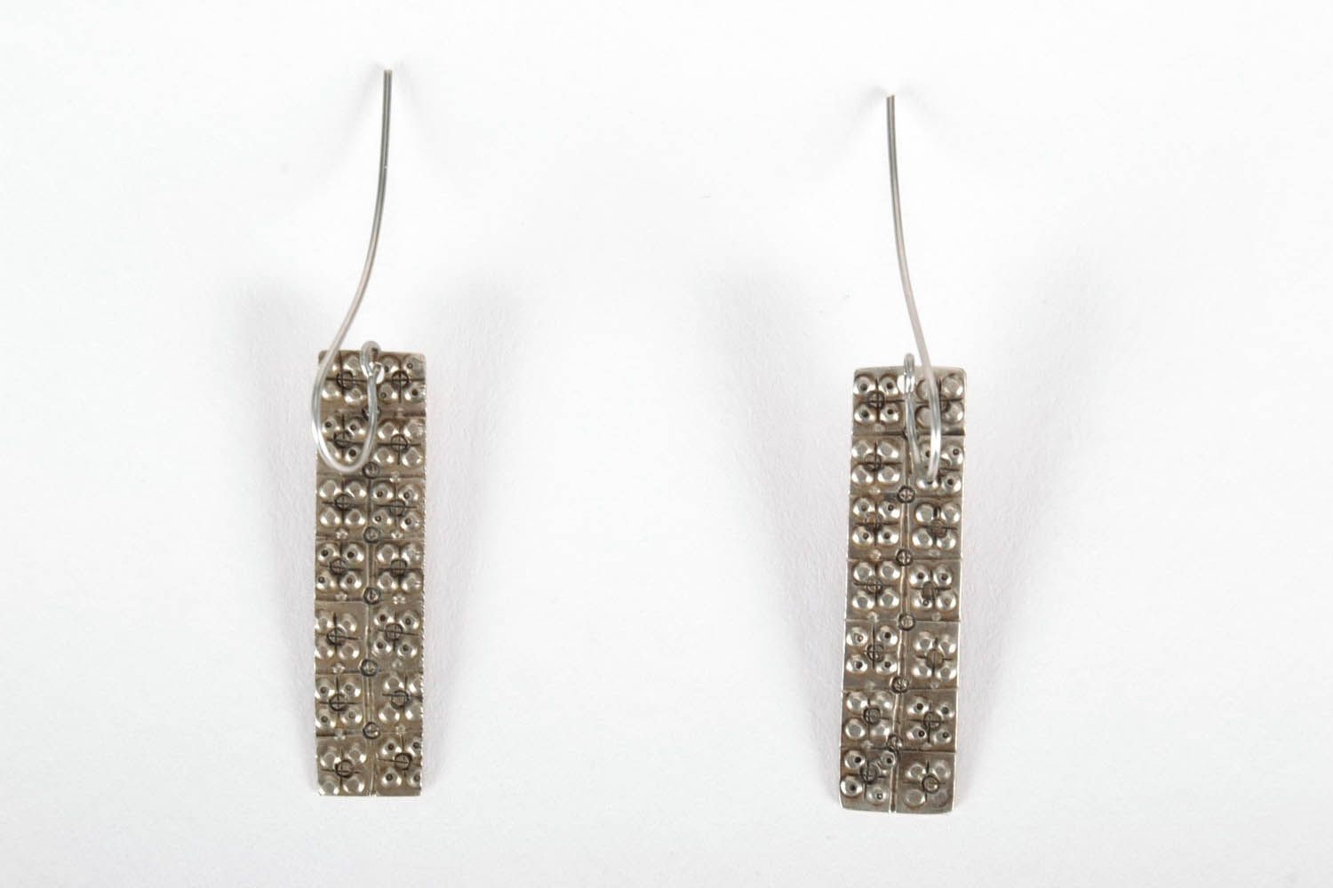 German silver earrings photo 2