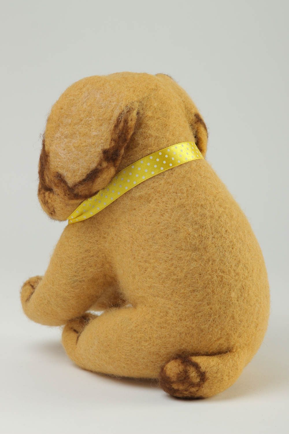 Muñeco de tela bonito hecho a mano peluche original juguete para niños perrito foto 4