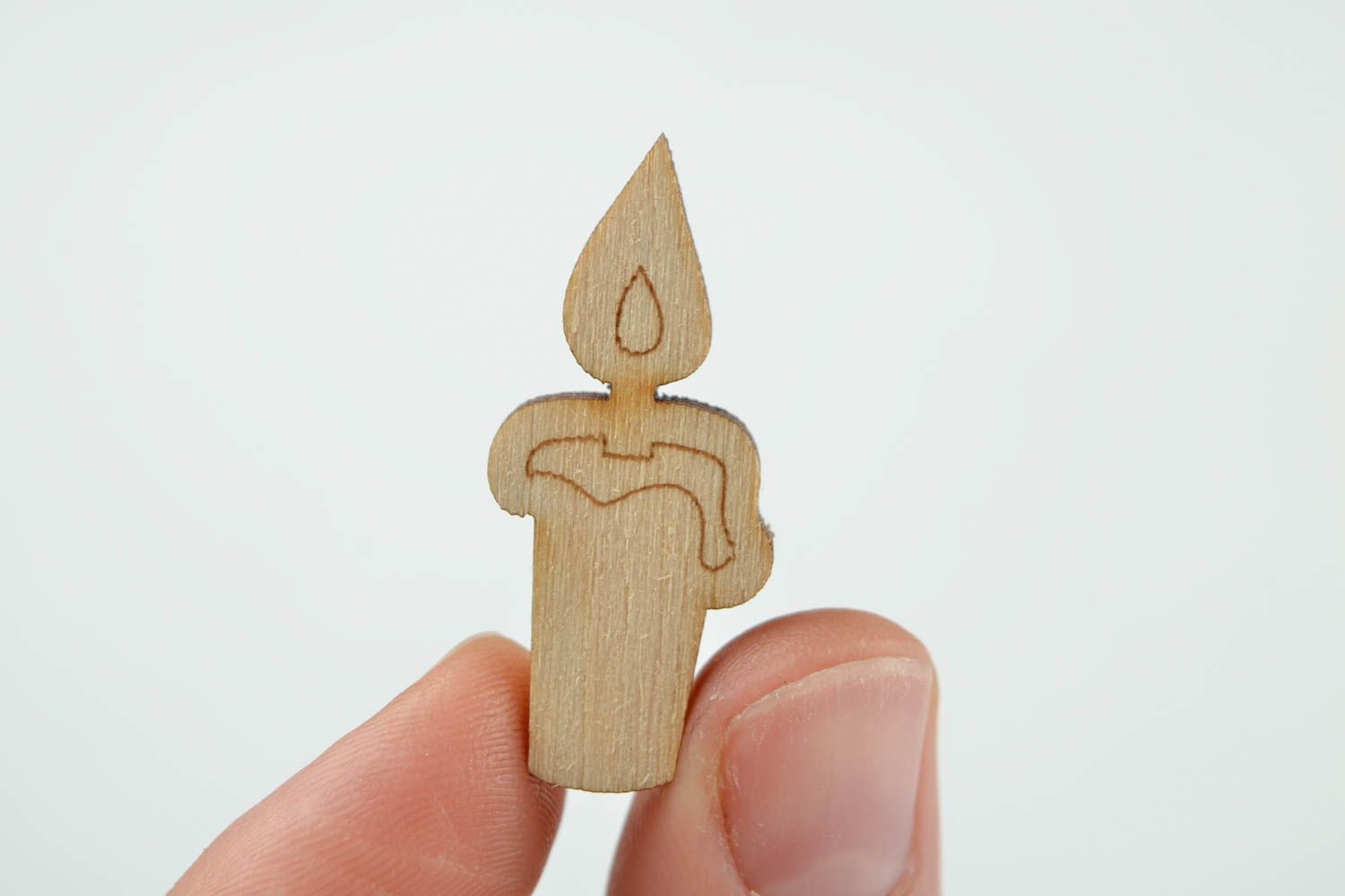 Handgemachte Figur zum Bemalen Holz Rohlinge Miniatur Figur Kerze ungewöhnlich foto 2