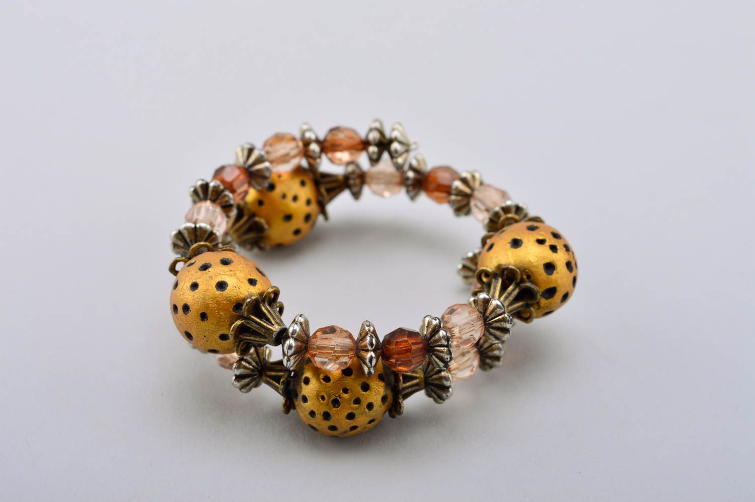 Handmade unusual bracelet plastic designer bracelet female jewelry for gift photo 3