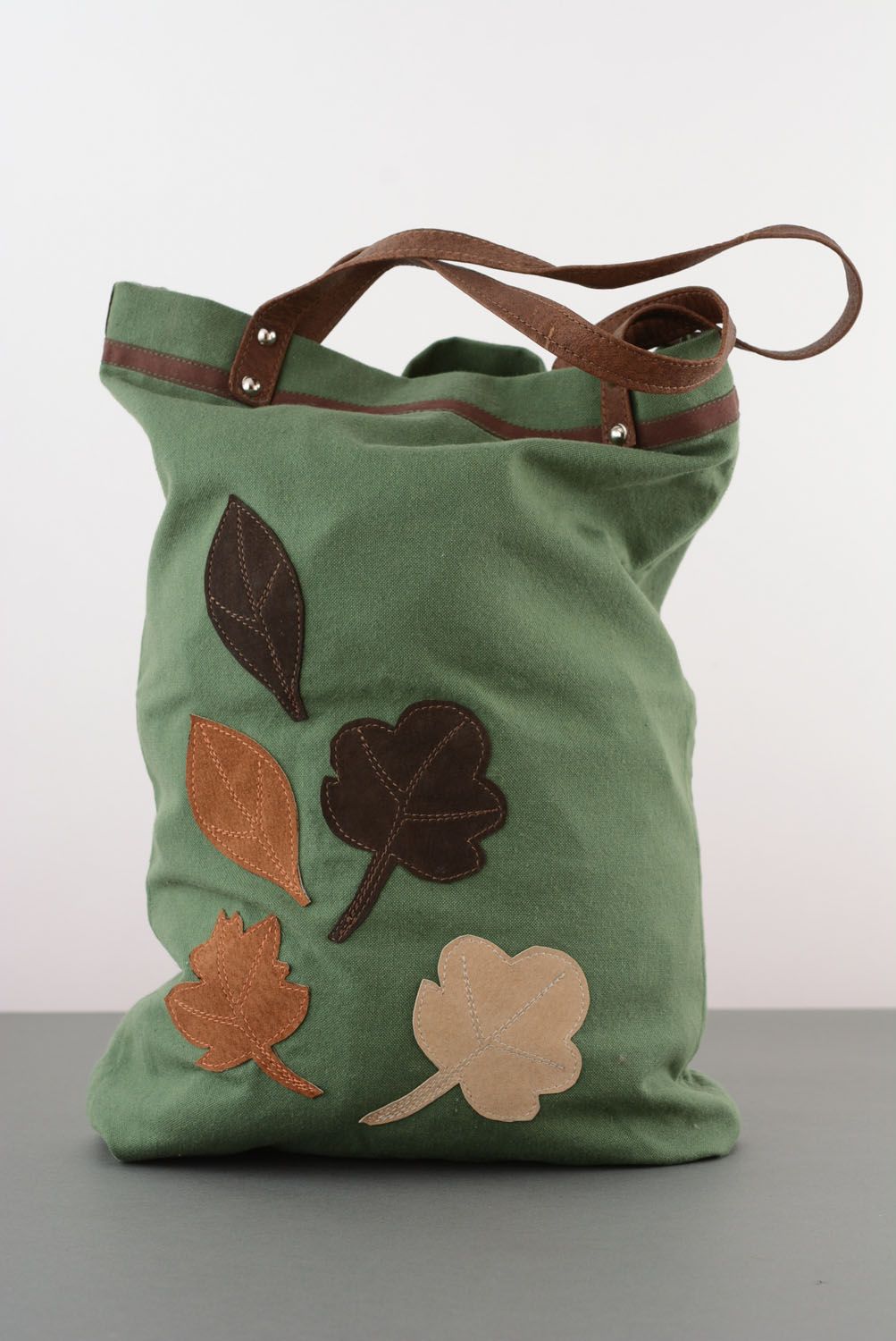 Fabric bag with application photo 3