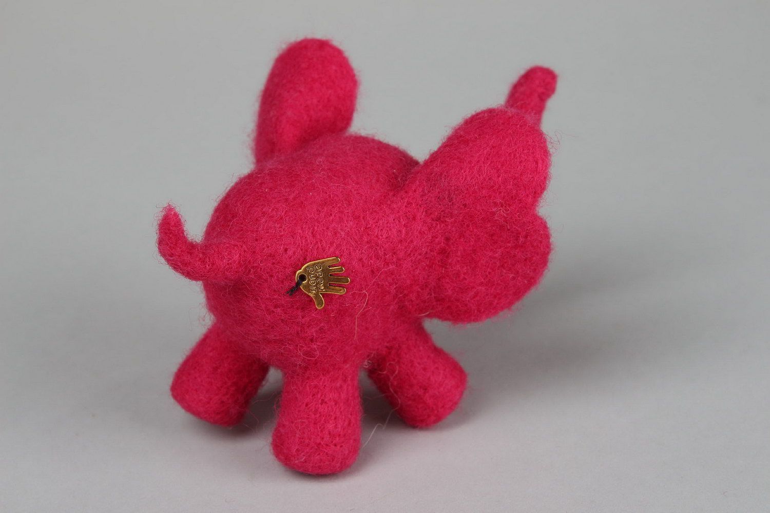 Soft toy Pink elephant photo 3