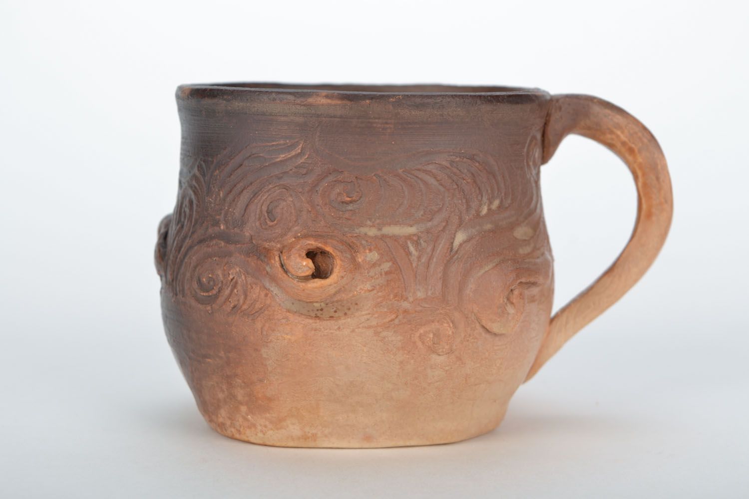 Tasse en céramique faite main originale pratique cuisine ethnique décoration photo 3