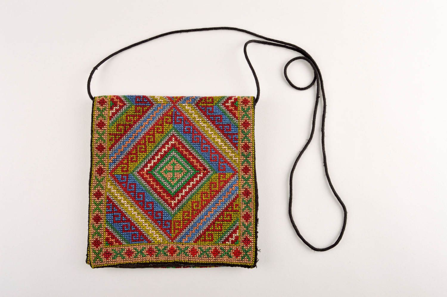 Bolso de tela artesanal moderno y estiloso accesorio para mujer regalo original foto 2