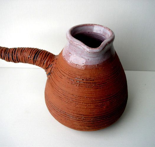 Handmade ceramic cezve photo 1