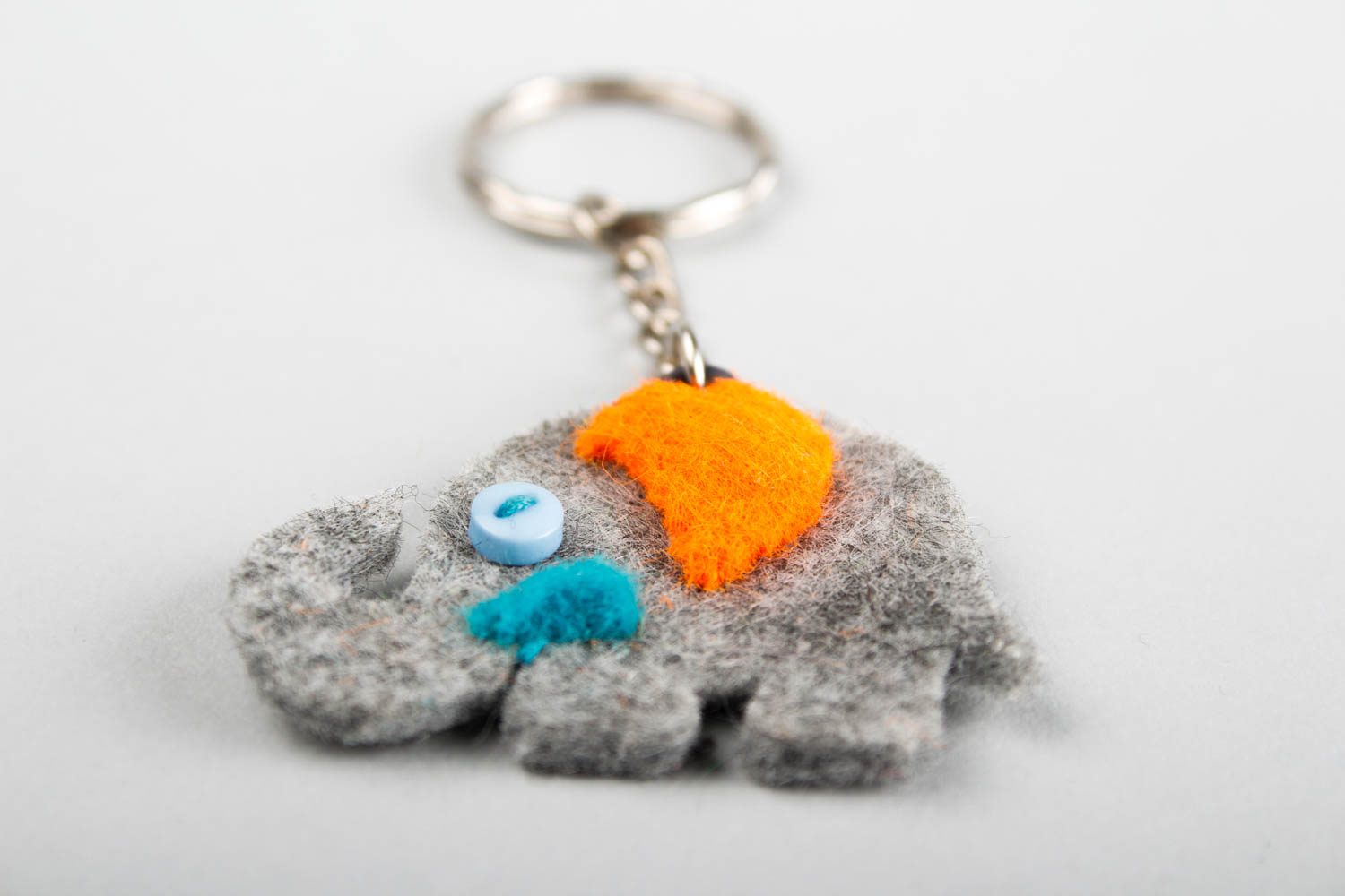 Funny toys handmade woolen keychain bright toy key accessories present for kids photo 3