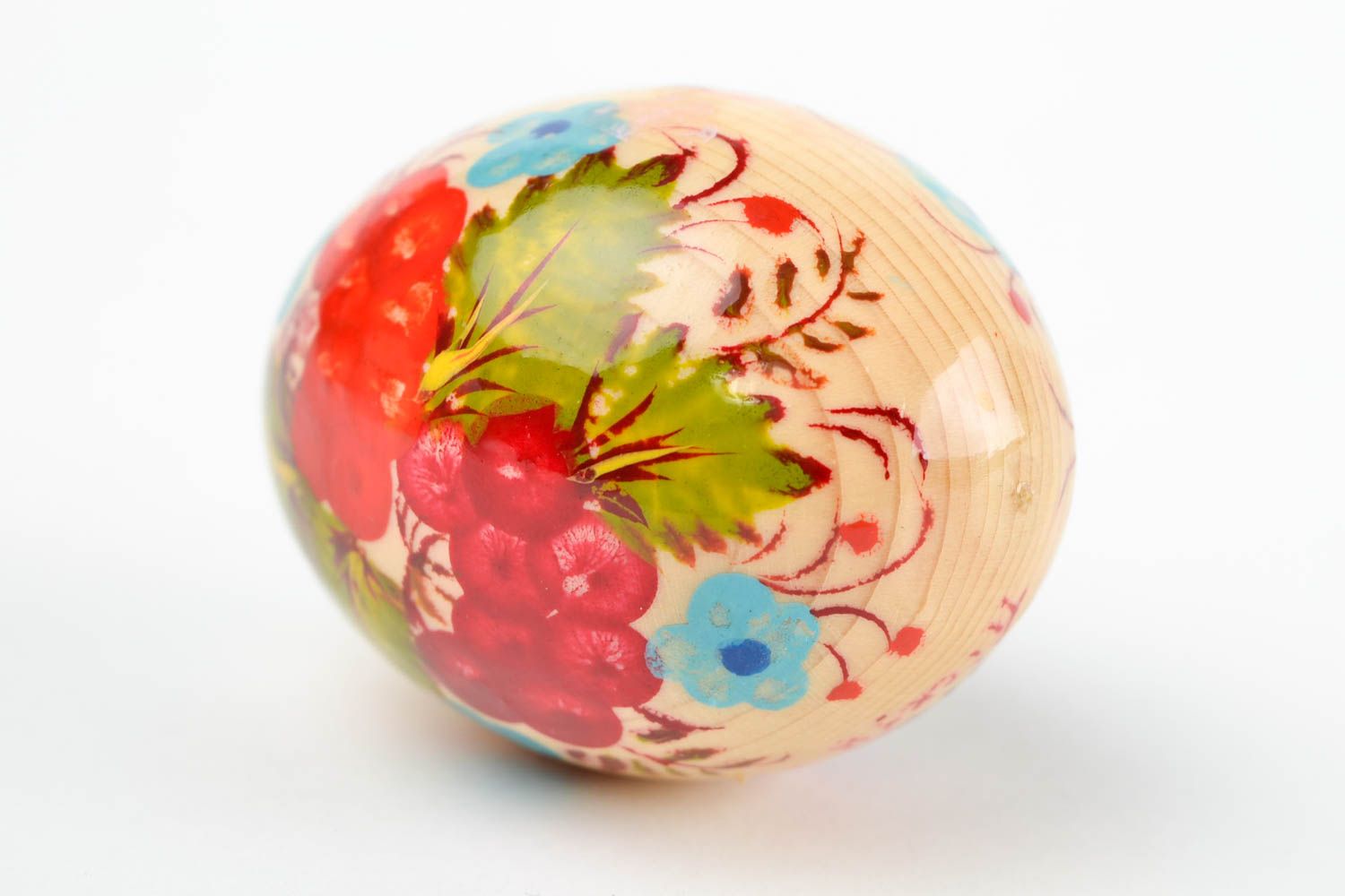 Huevo decorado artesanal pintado decoración de interior regalo original  foto 4