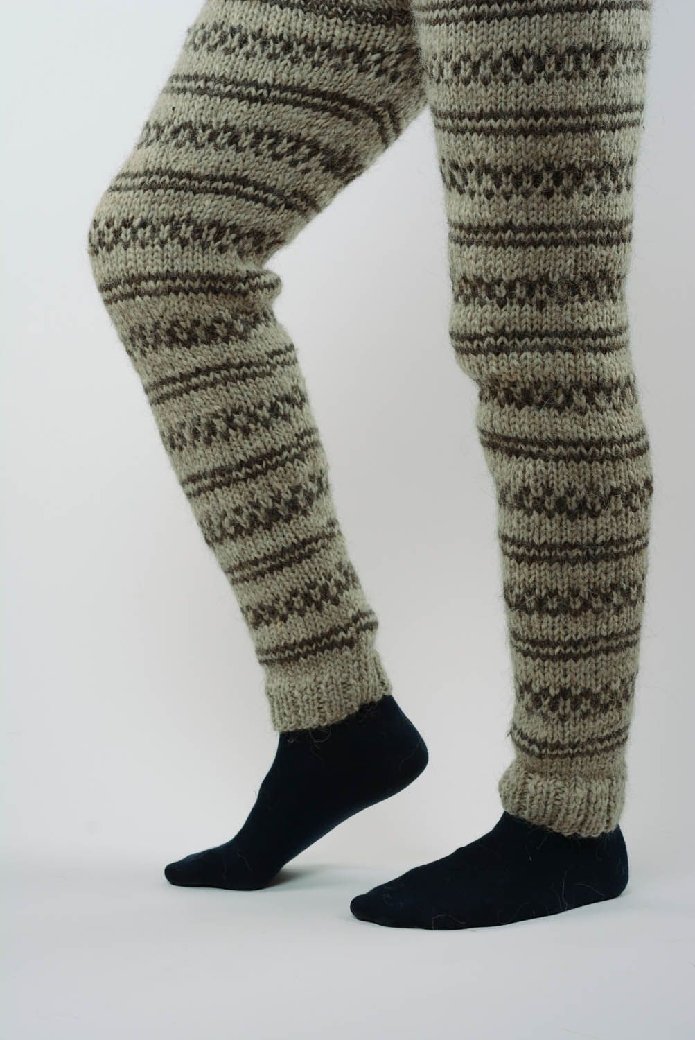 Calças justas tricotadas foto 1