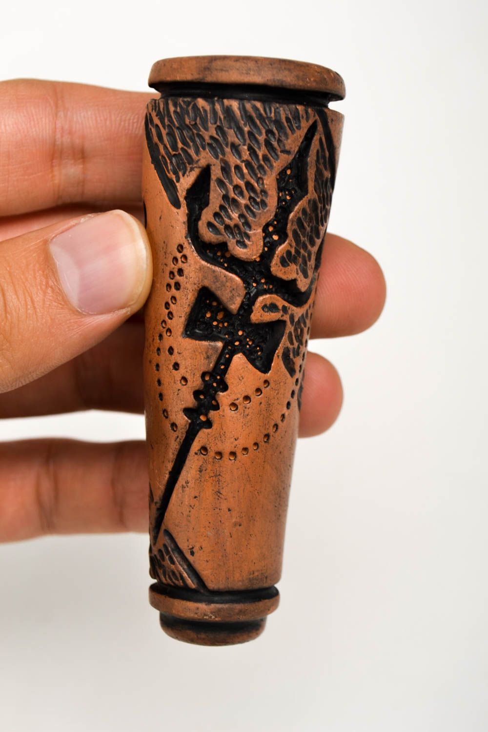 Designer pipe handmade smoking accessory ceramic smoking pipe for men photo 2